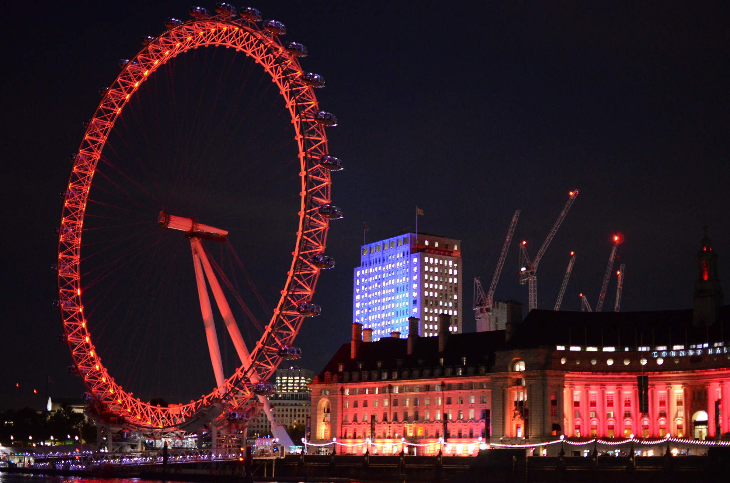 London Eye di sera...