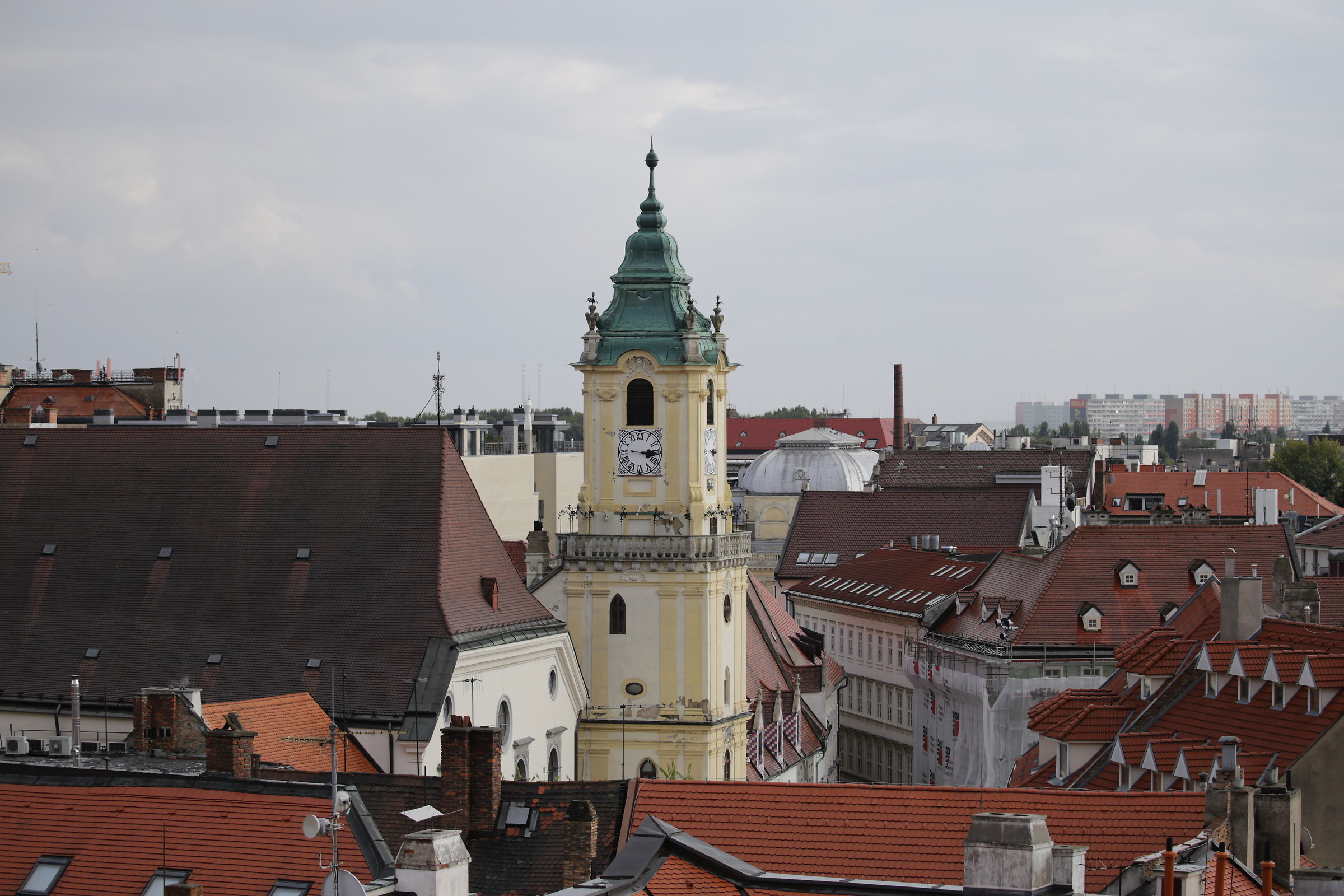 Bratislava architecture roofs....