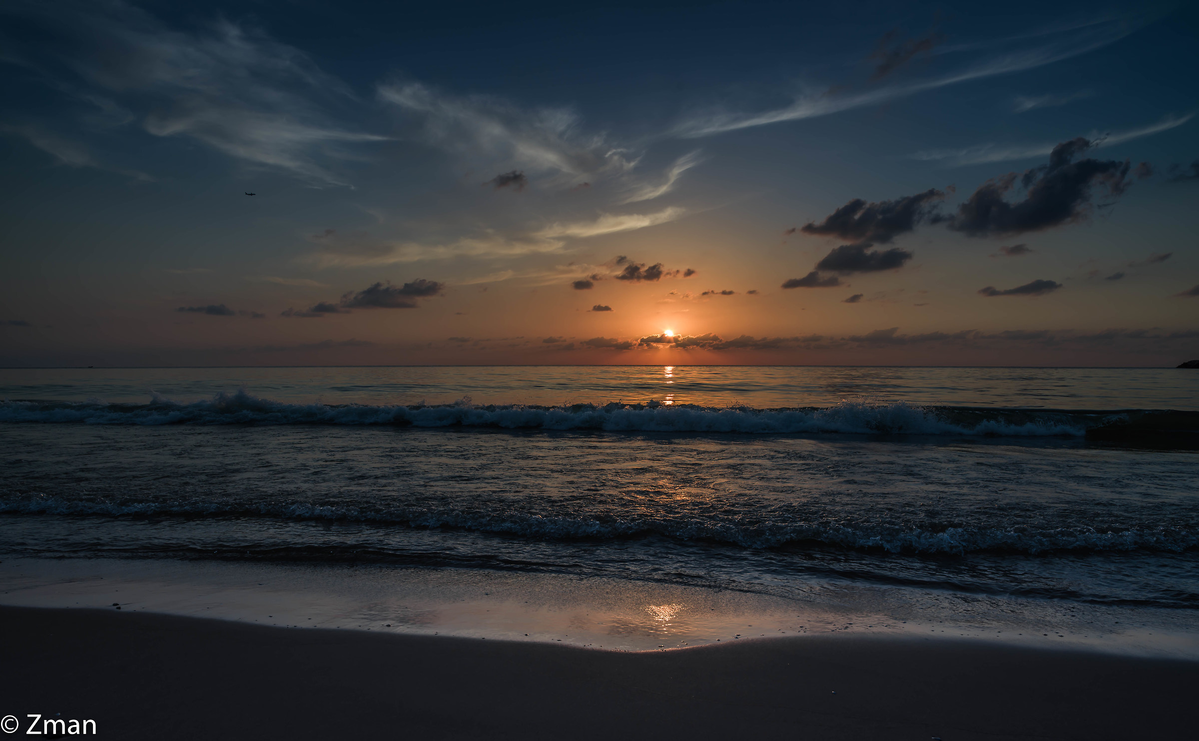Sunset on White Sands Beach...