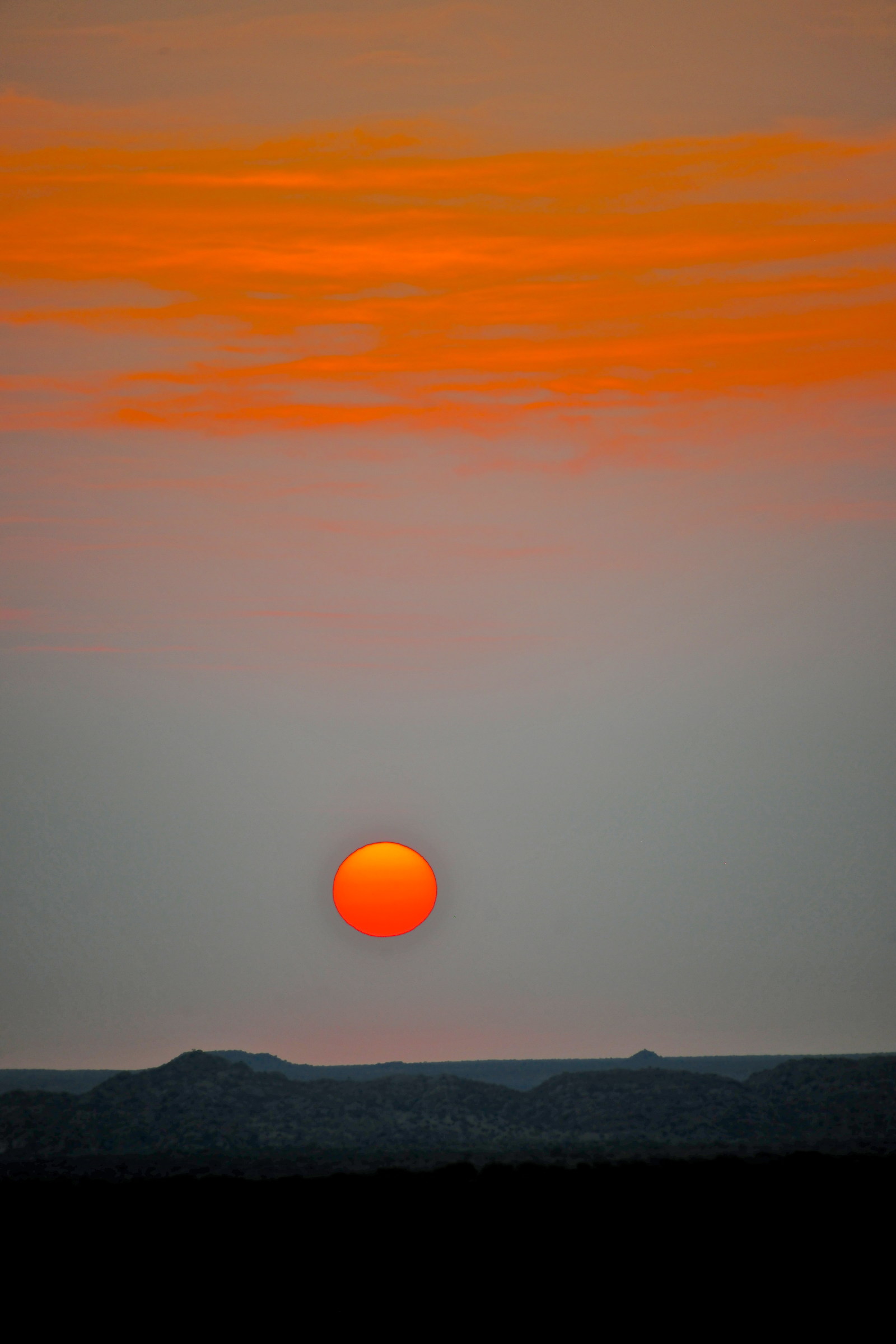 tramonto namibiano...