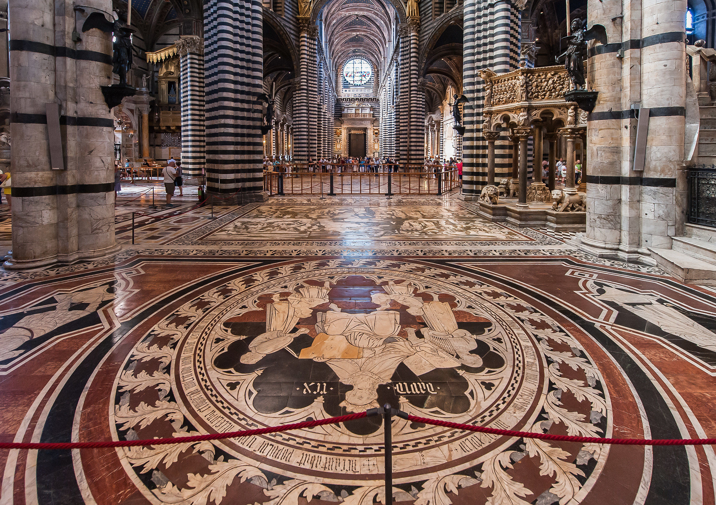 Siena-Interno Duomo...