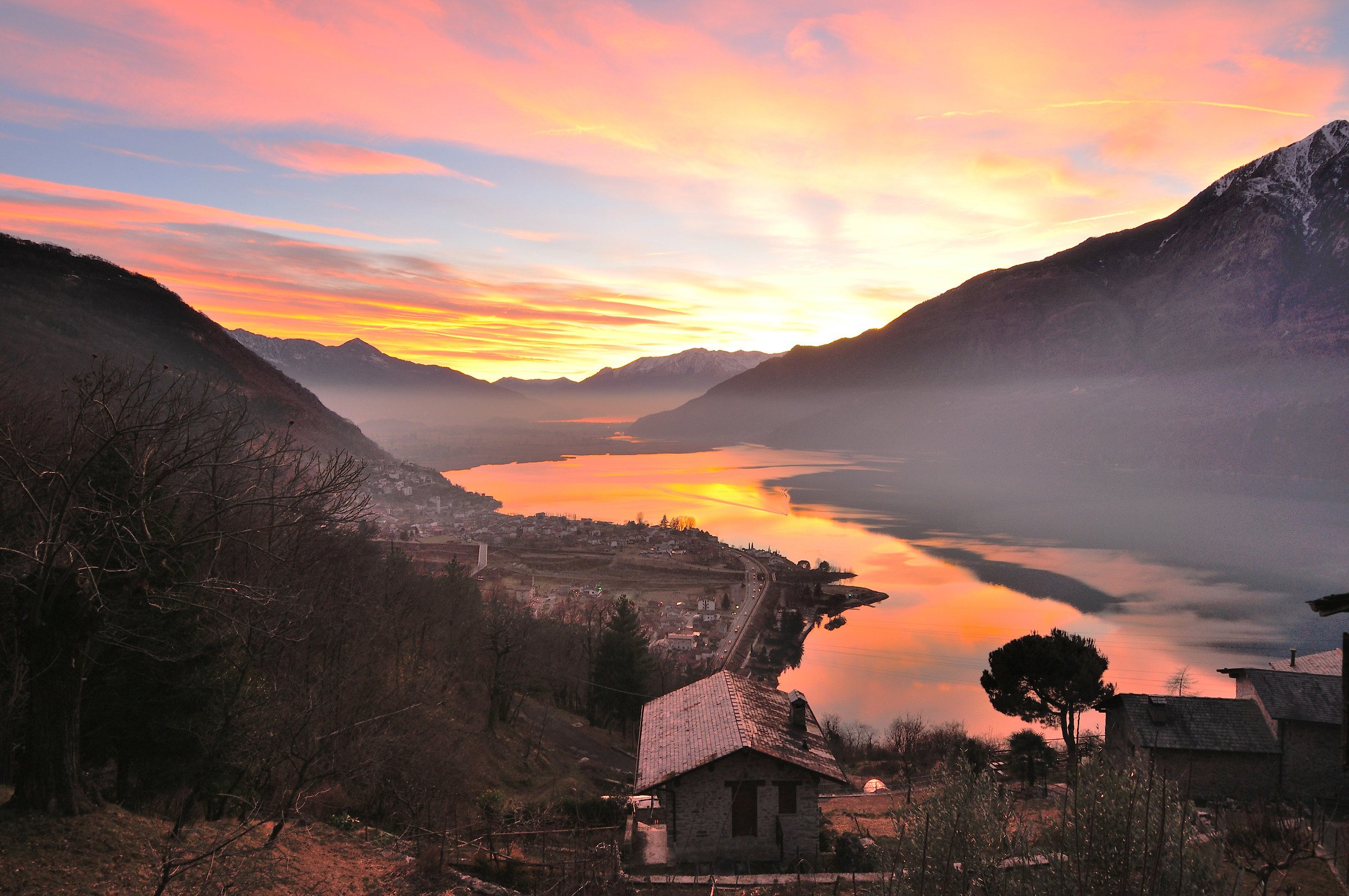 sunset in Val Chiavenna...