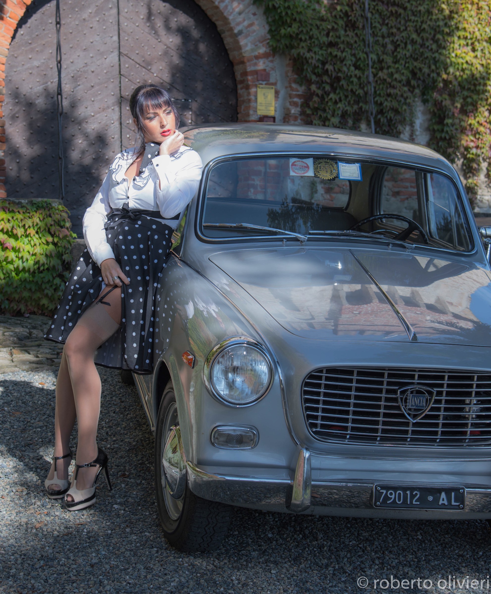 Elisa Gioia & Lancia Appia vintage shoot...