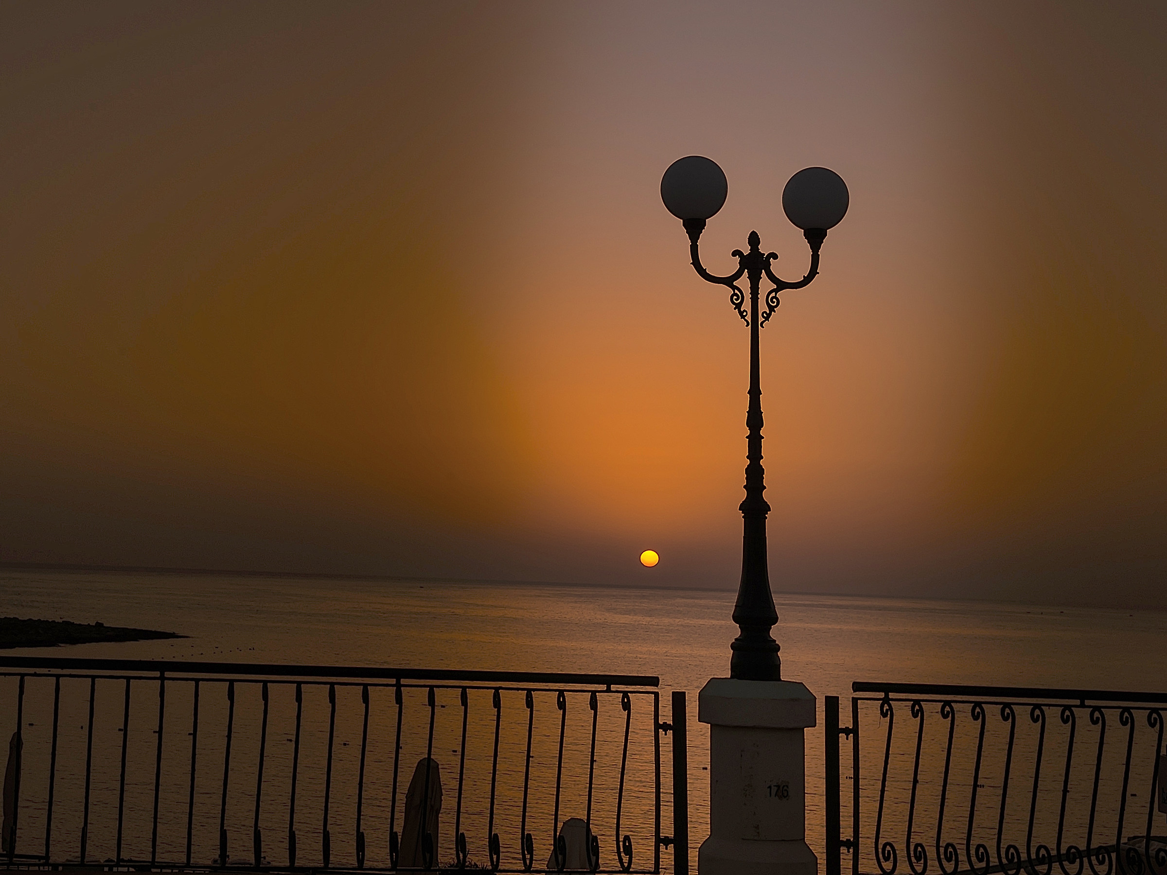 malta island - sunrise over the sea...