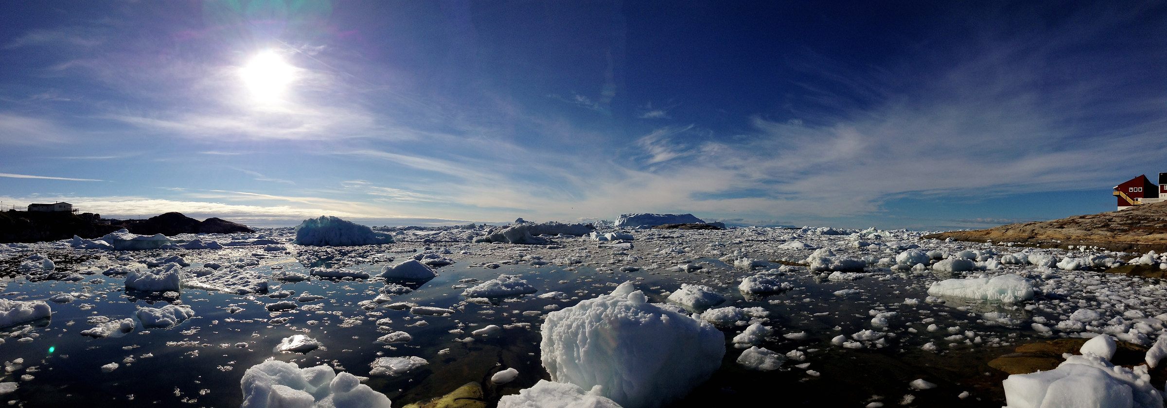 Panoramica su Ilulissat...