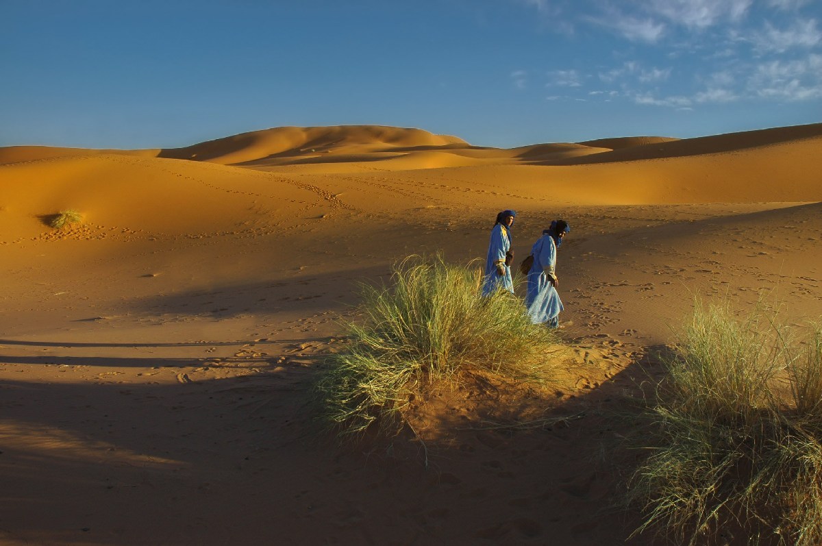 Tuareg at sunset...