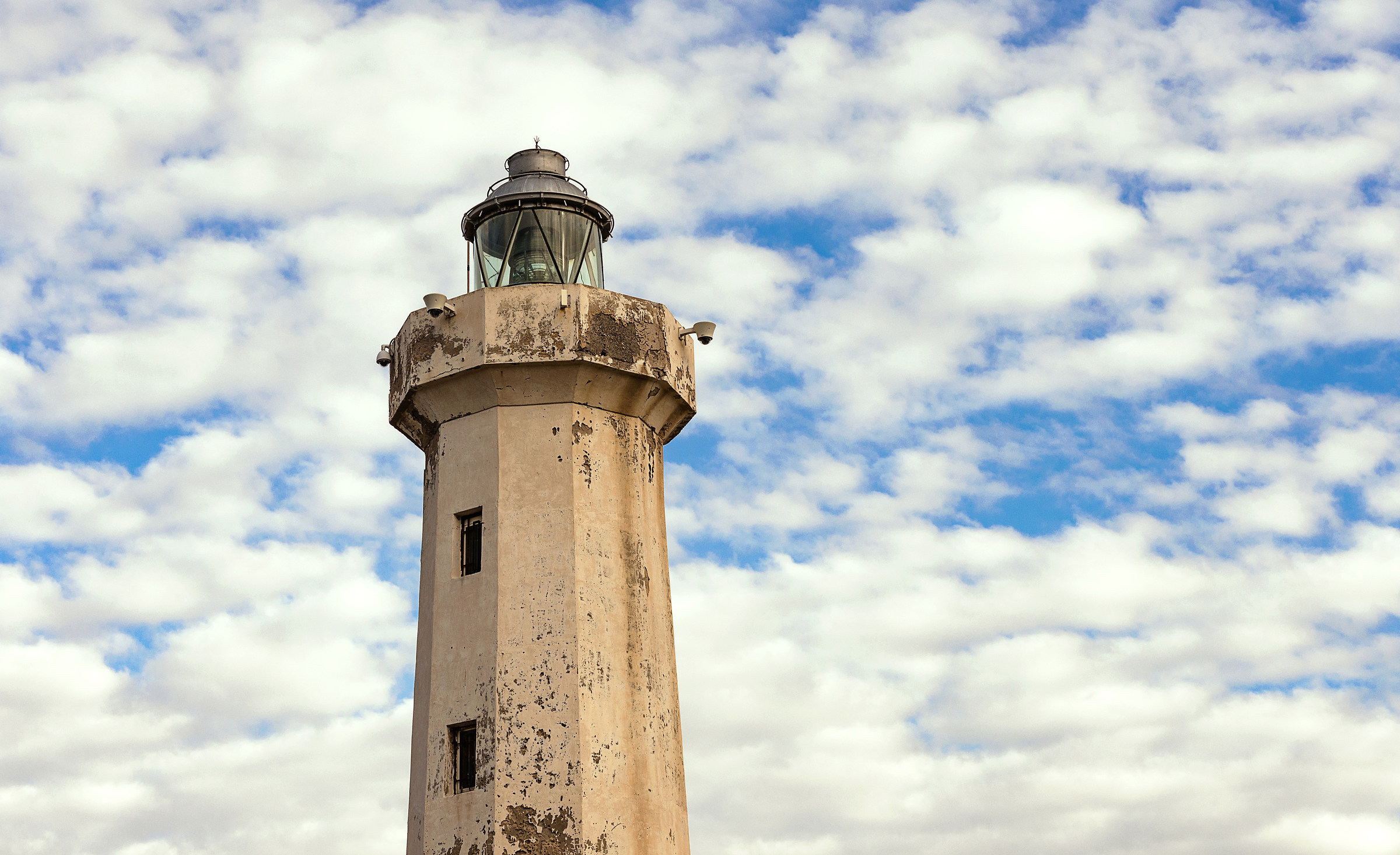 The lighthouse in the clouds...