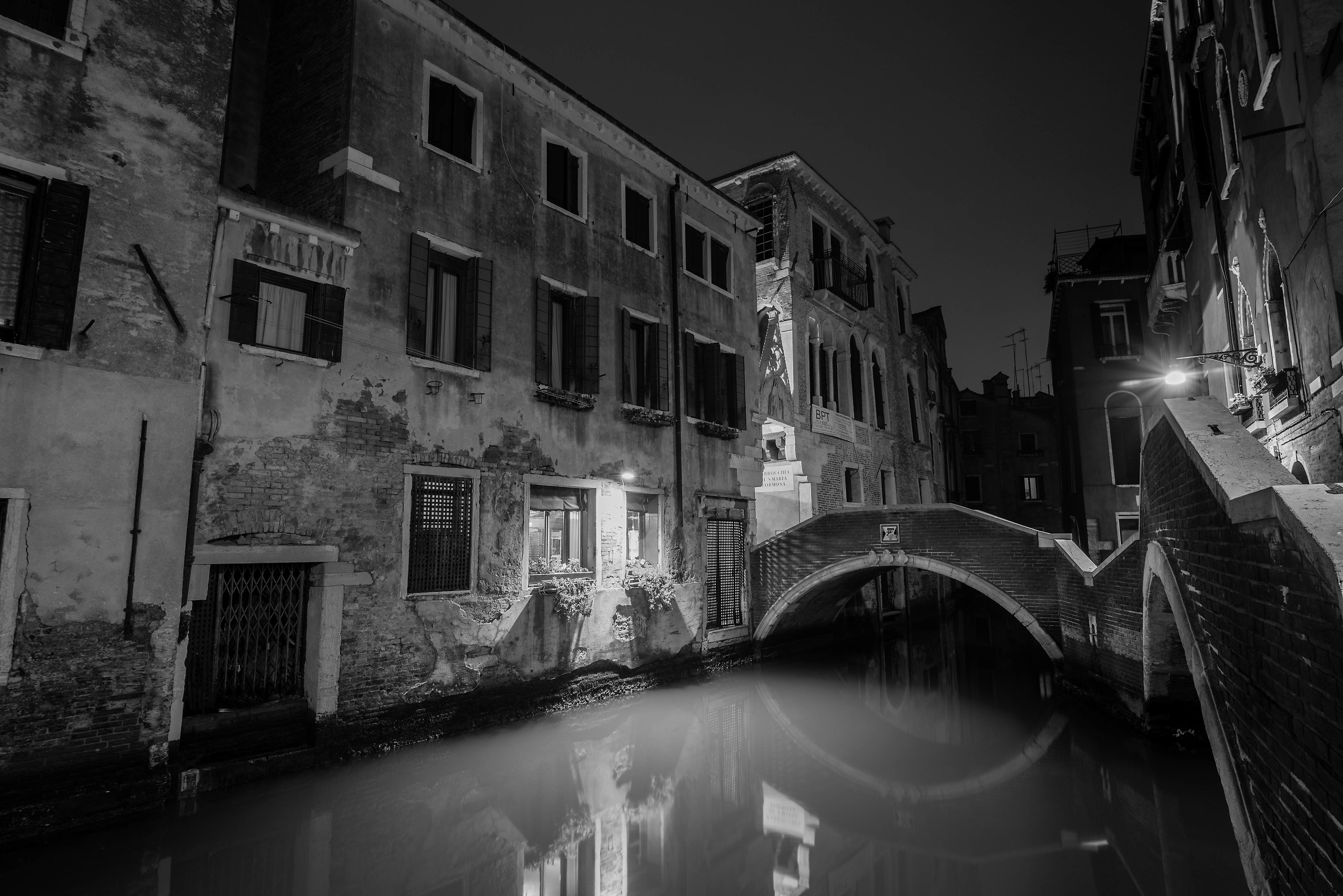 Venice black and white...
