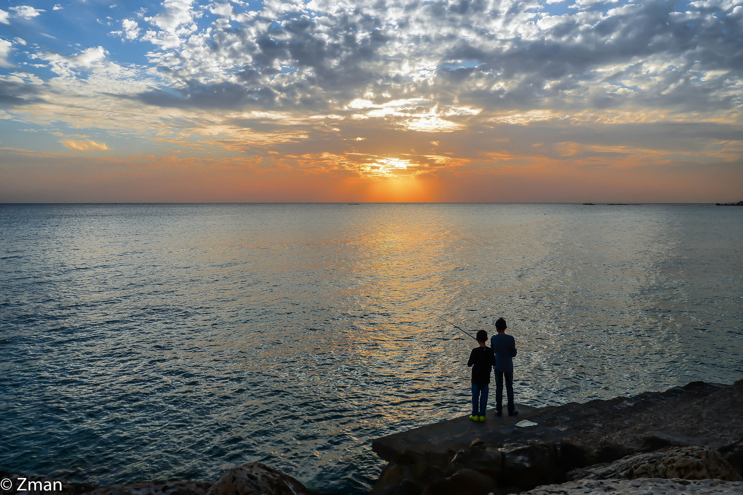 Sunset...