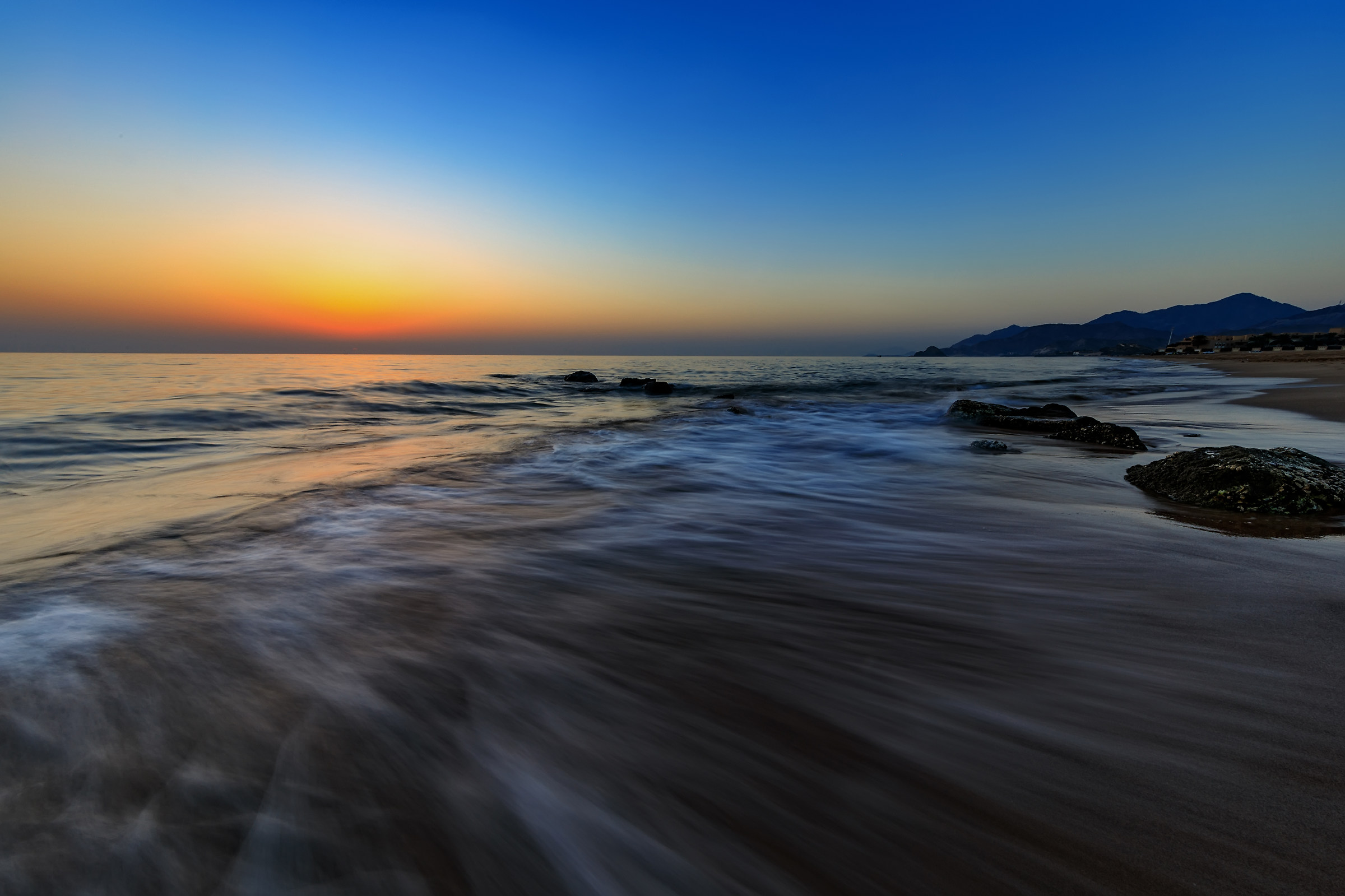 Sunrise over the Gulf of Oman...