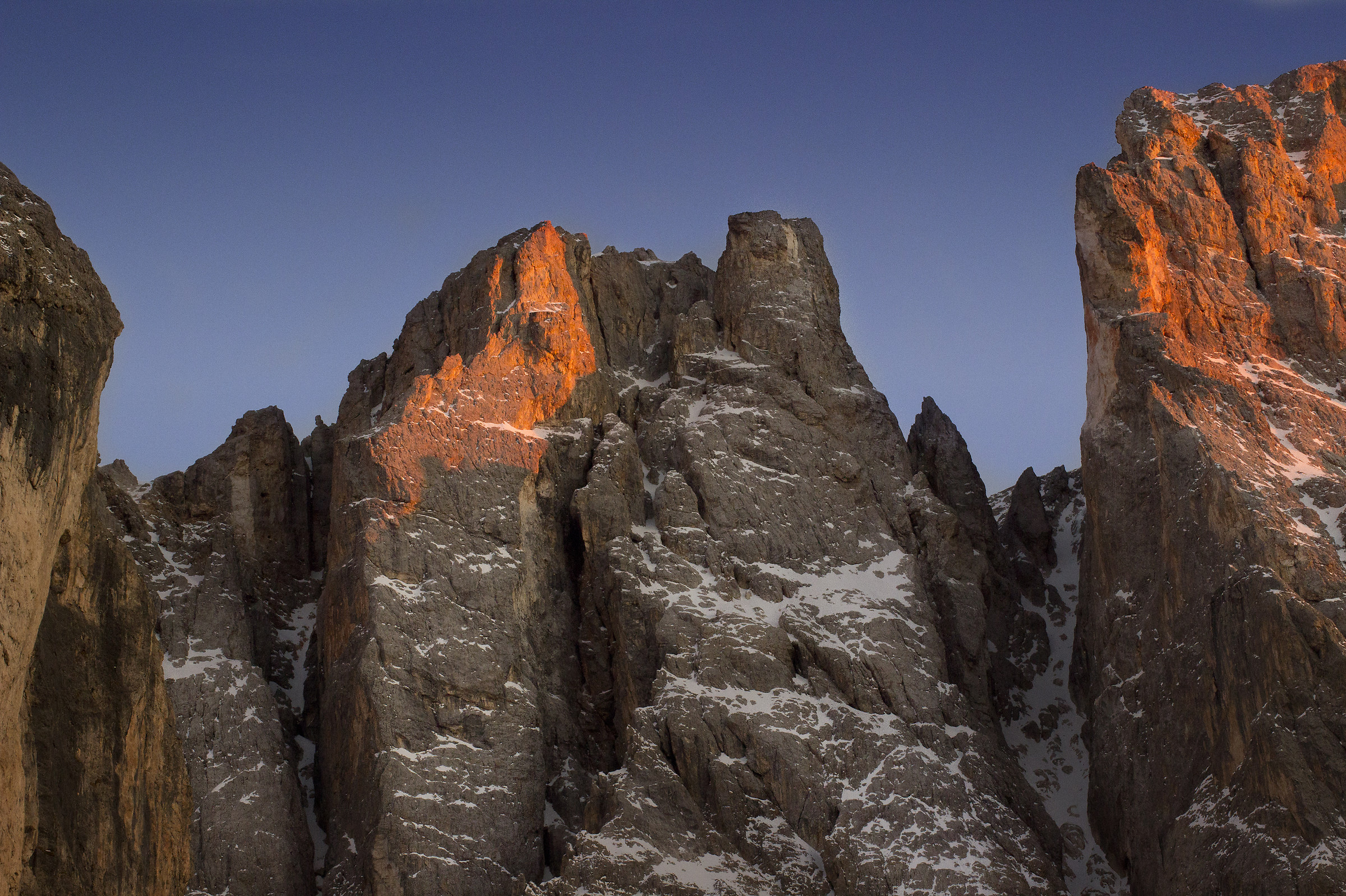 Alpenglow on the Pale...