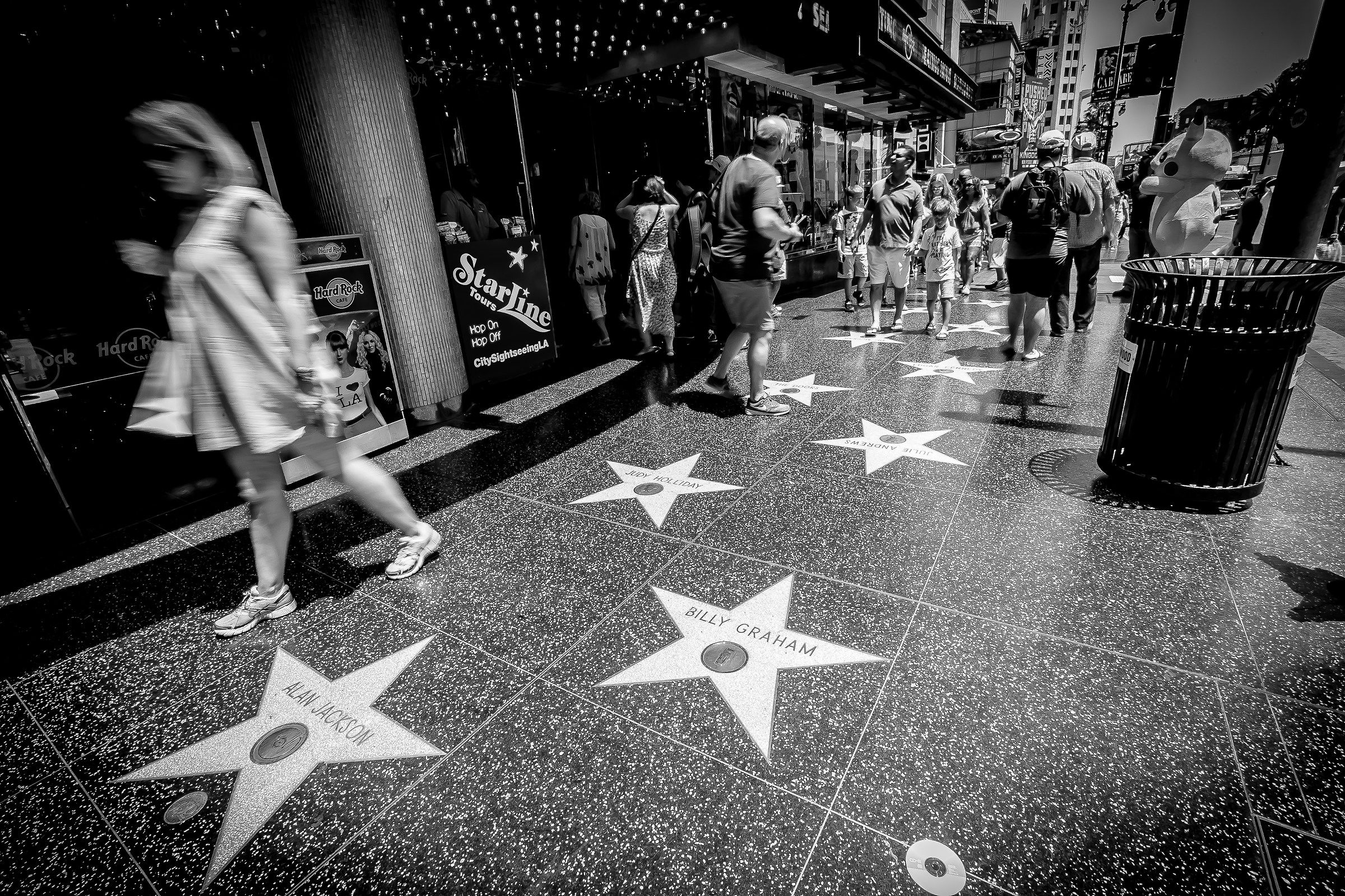 Walk of Fame, Hollywood Boulevard...