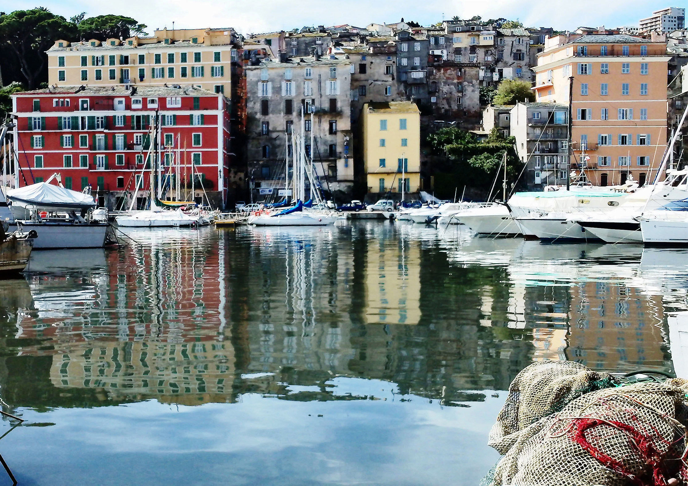 Bastia, the harbor front....