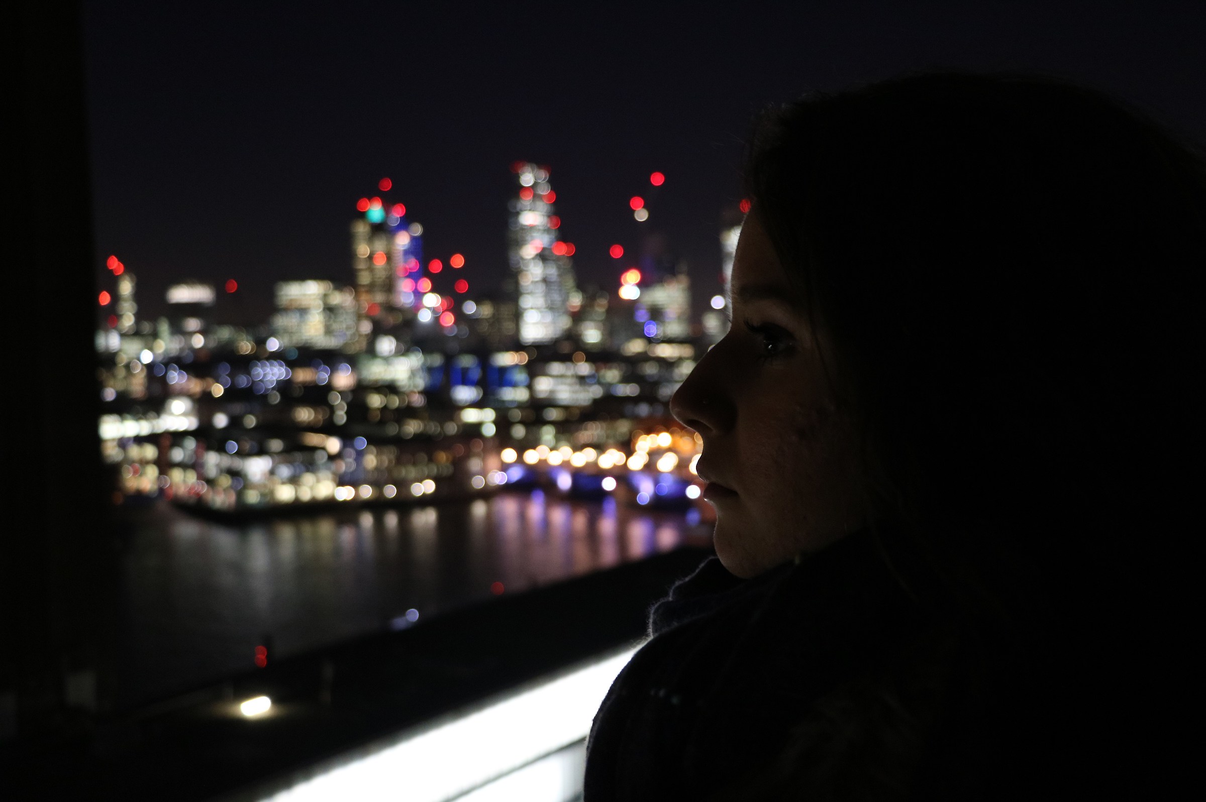 Night lights from Tate Modern - London...