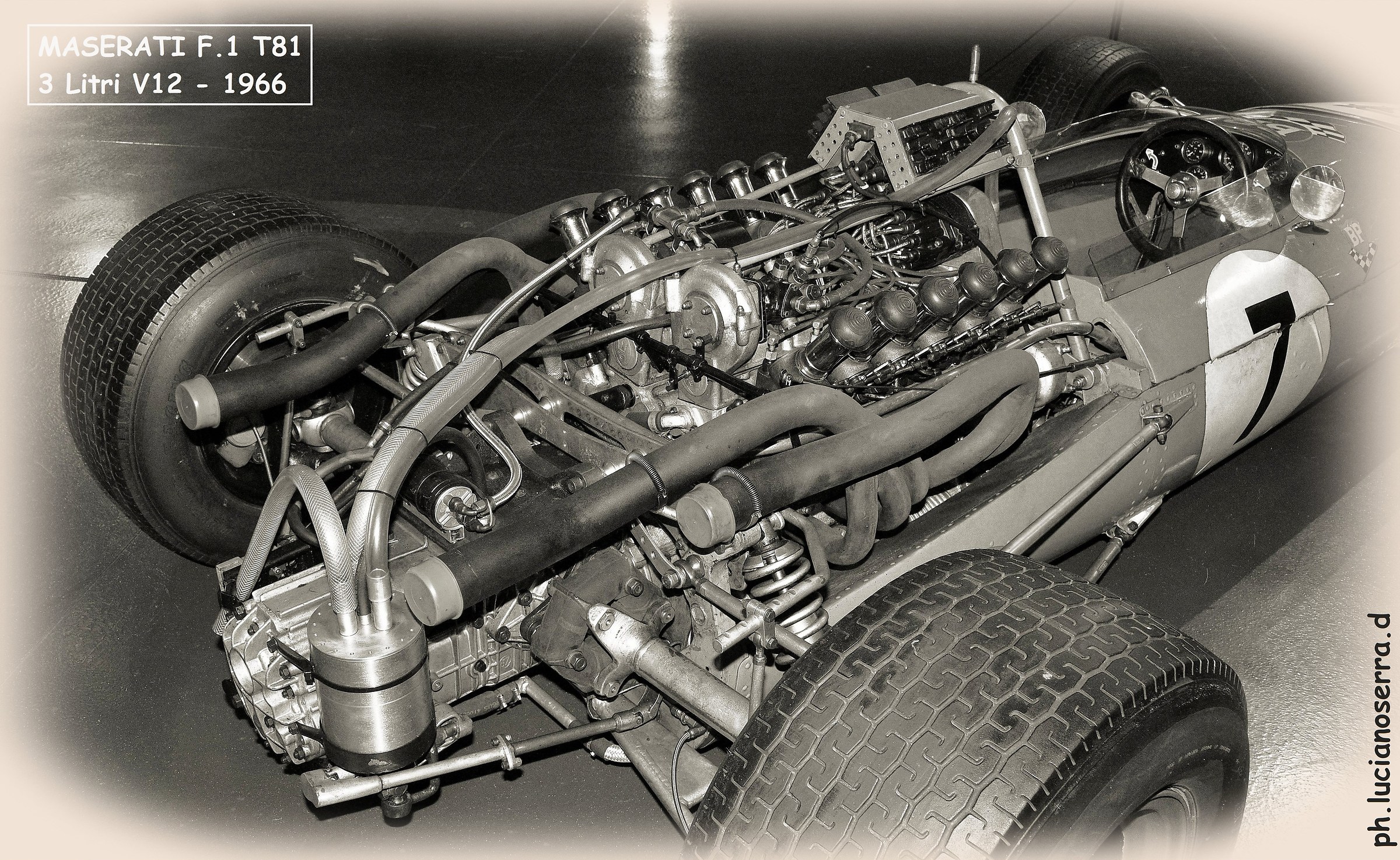 Maserati F1 engine T81 3 Liter V12 - 1966...