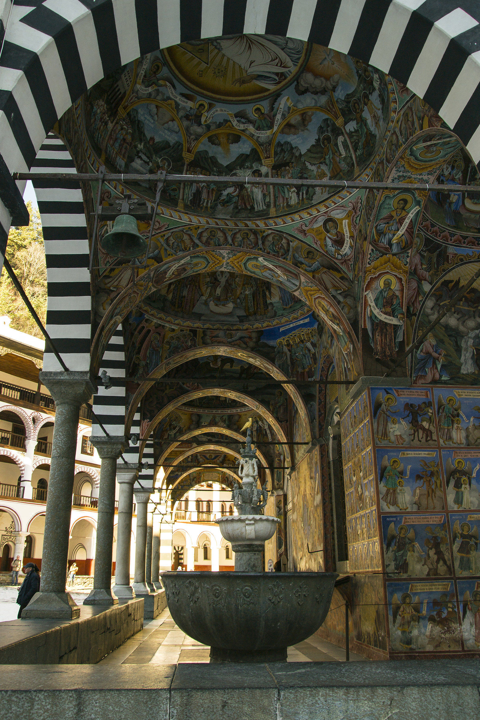 Frescoes of the Monastery of Rila...