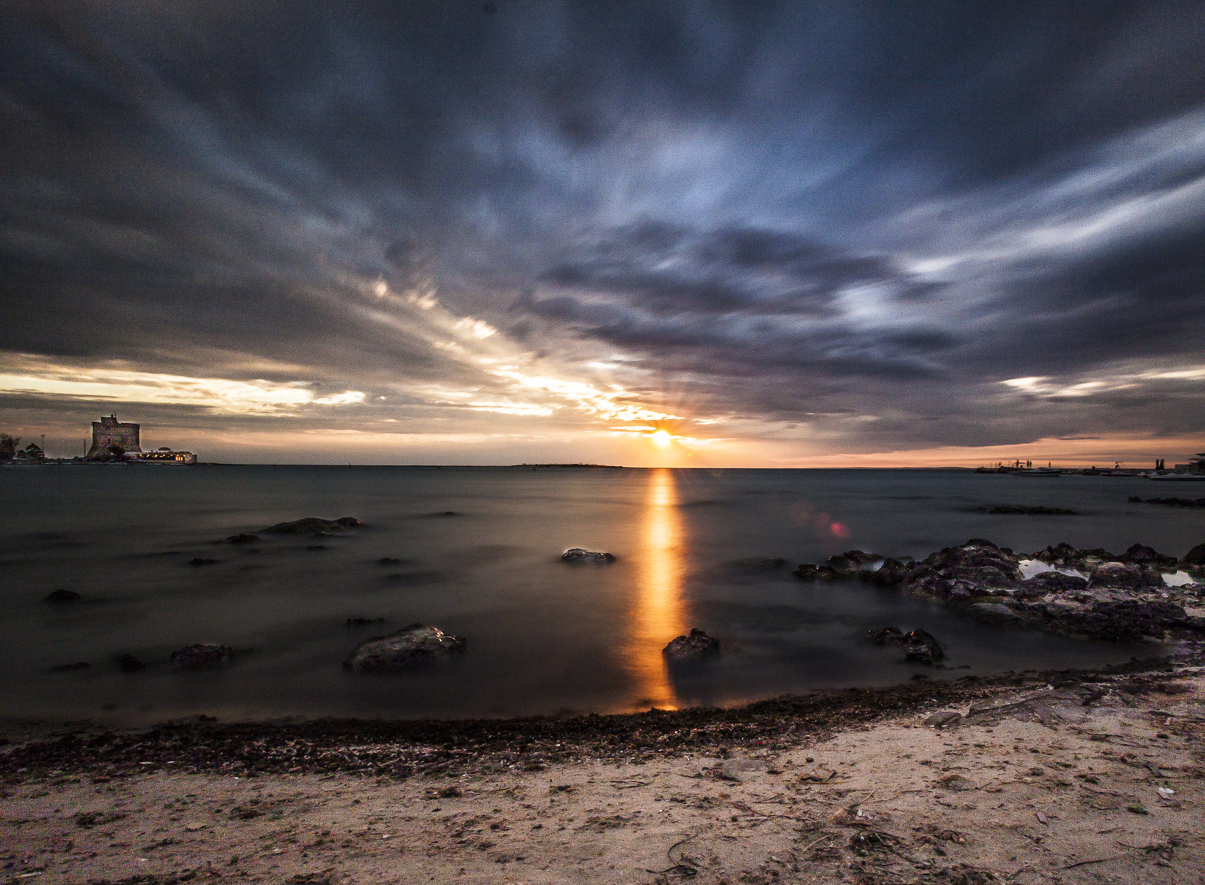 Porto Cesareo al tramonto...