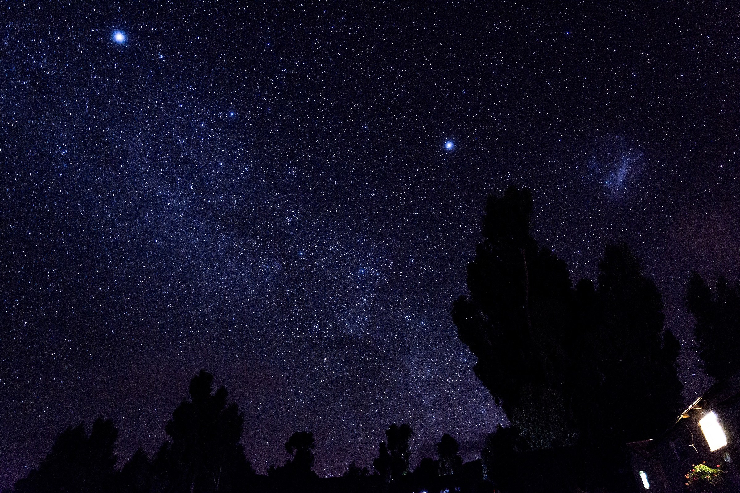 Night on the lake Titicaca...