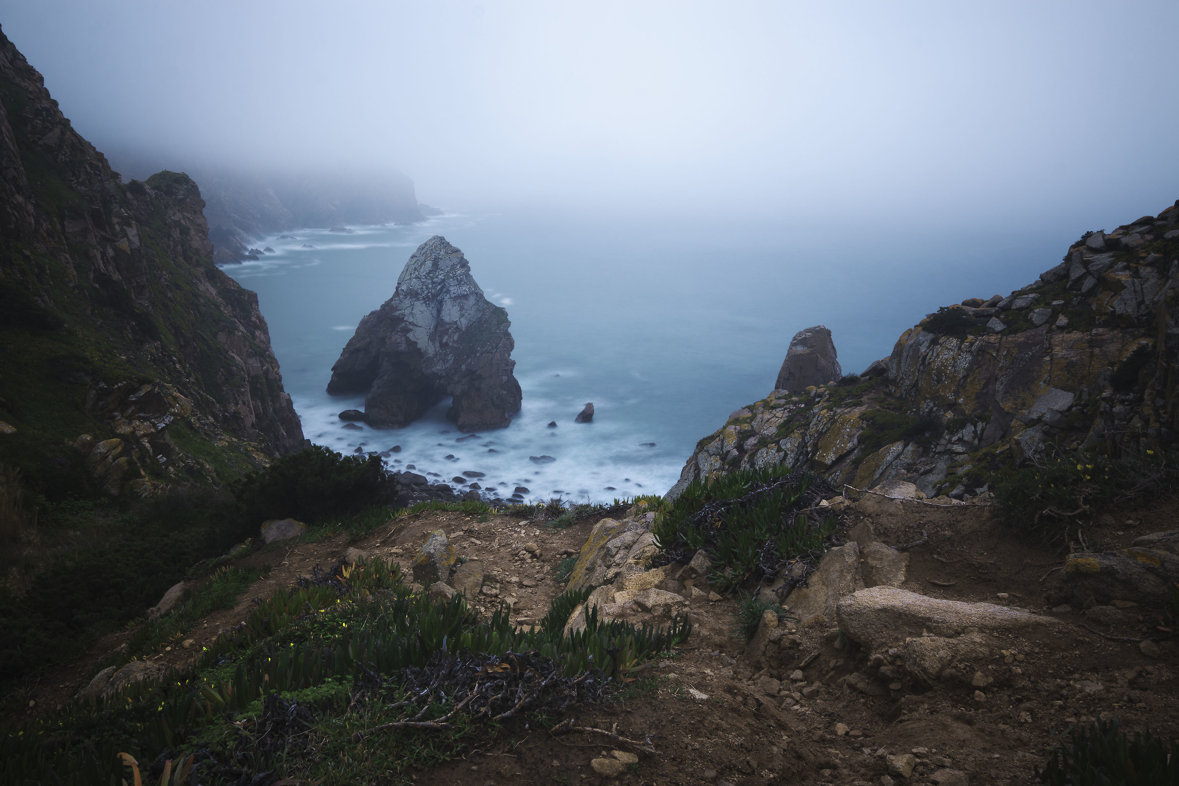 Cabo da Roca e l'Oceano Atlantico...