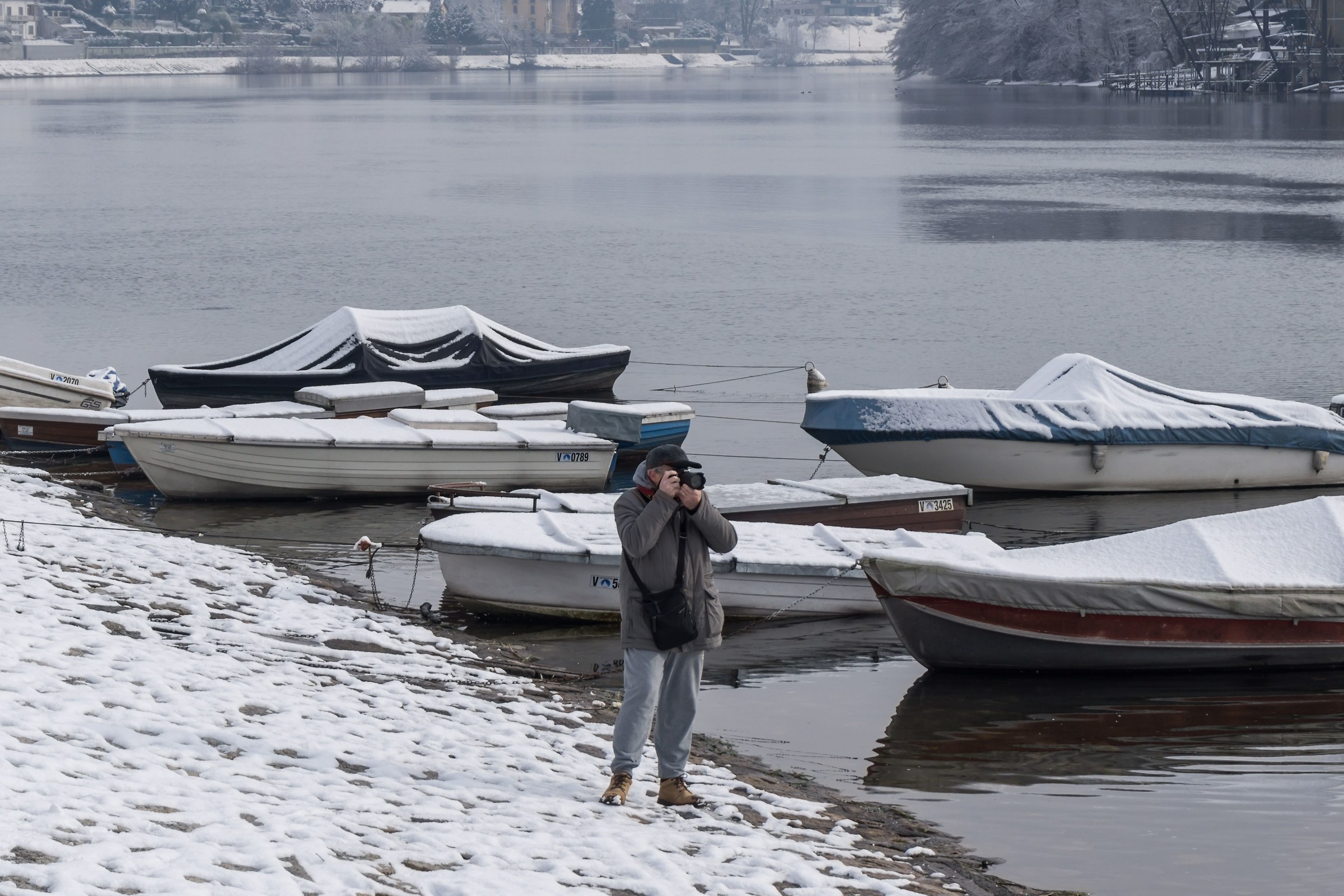 Venerdì innevato 13 - Fotografo fotografato...