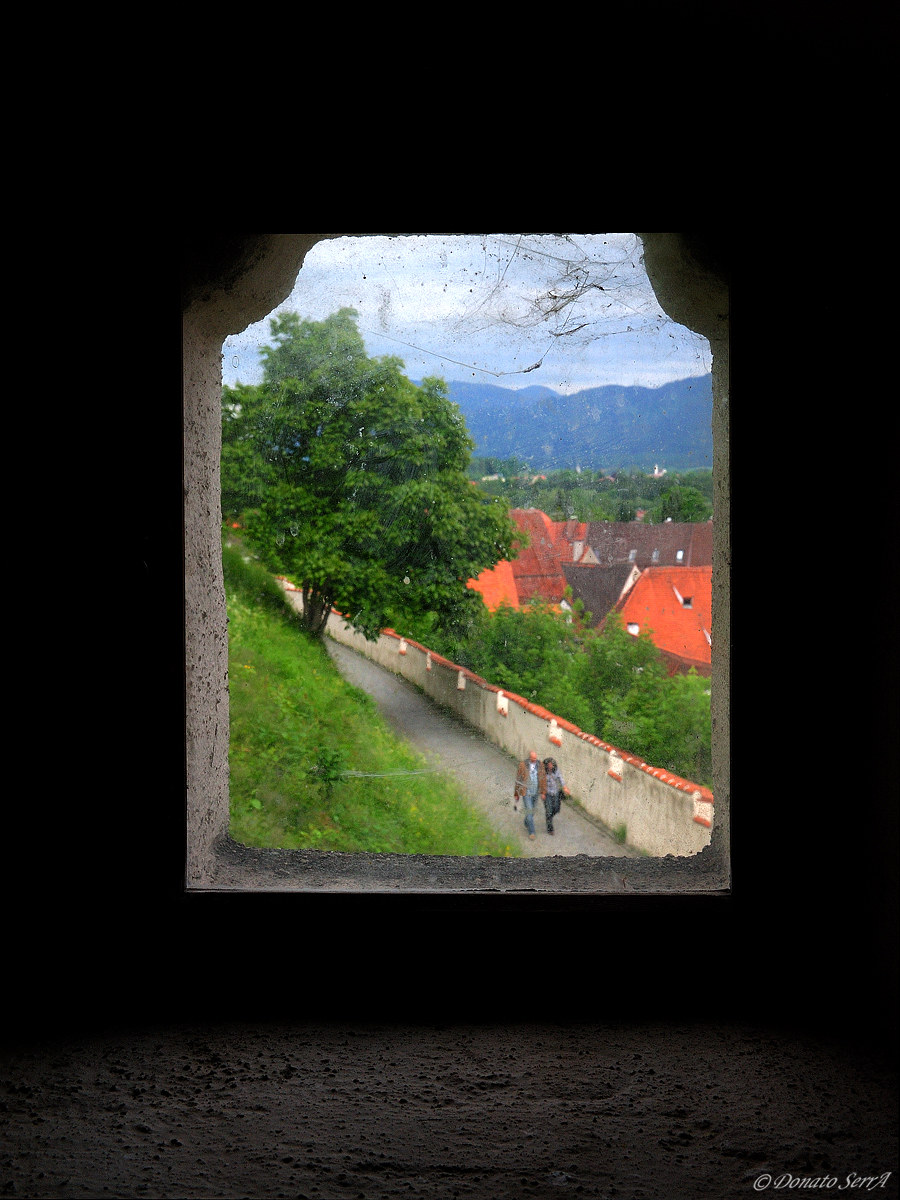 Füssen dalle finestre dell'Hoes Schloss I...
