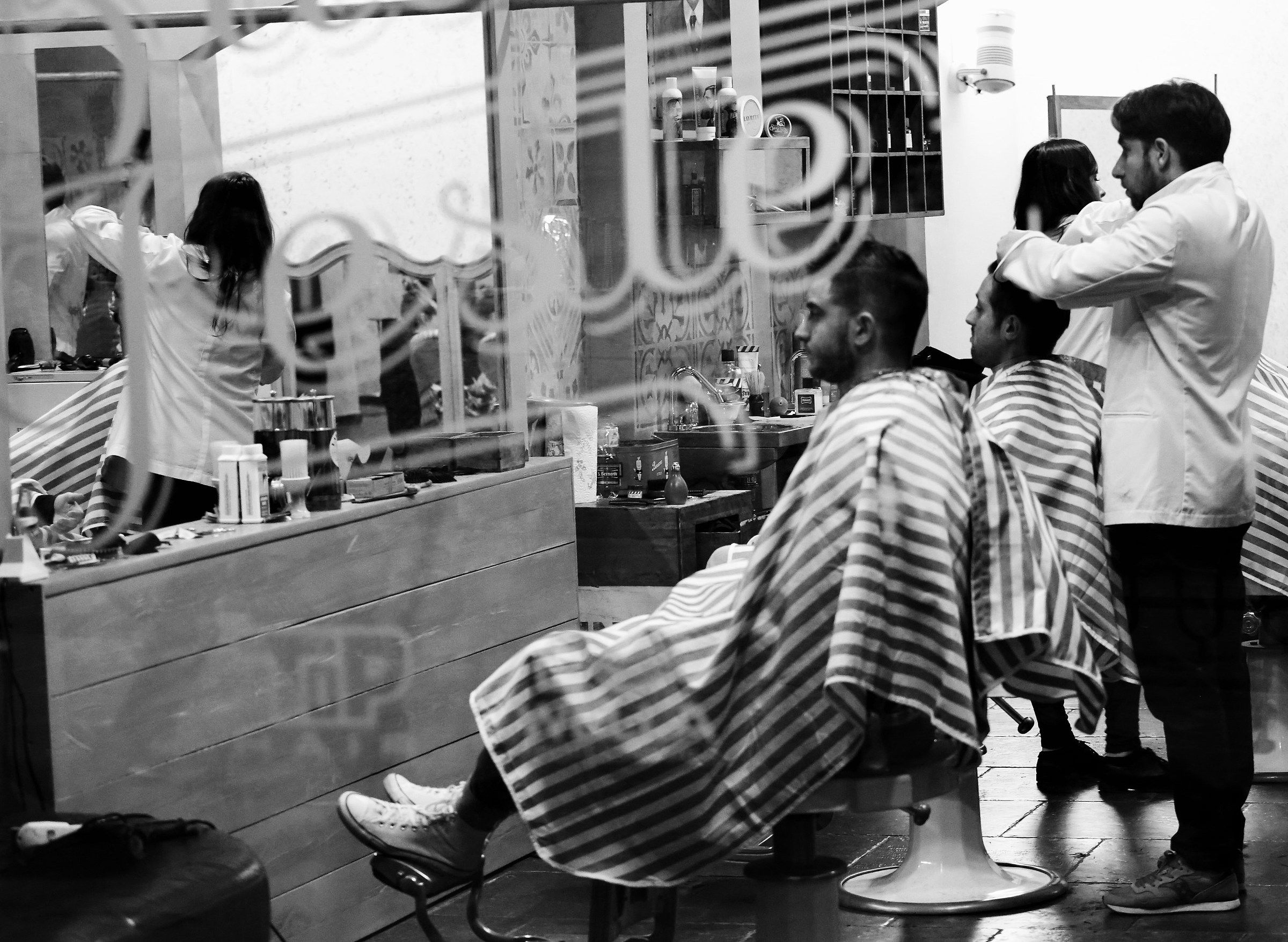 young barber shop...