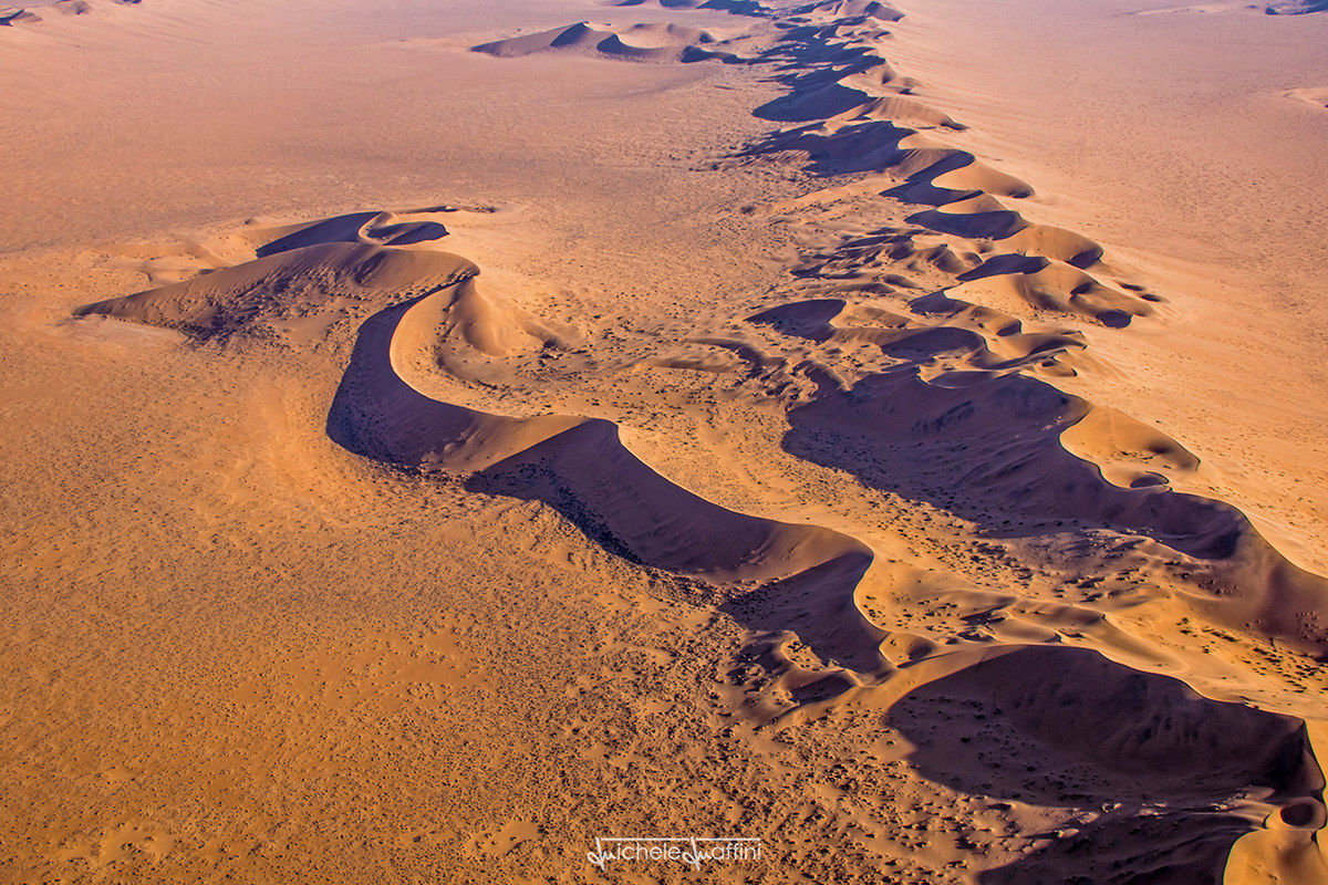 Namibia - Flying over the Namib Desert...