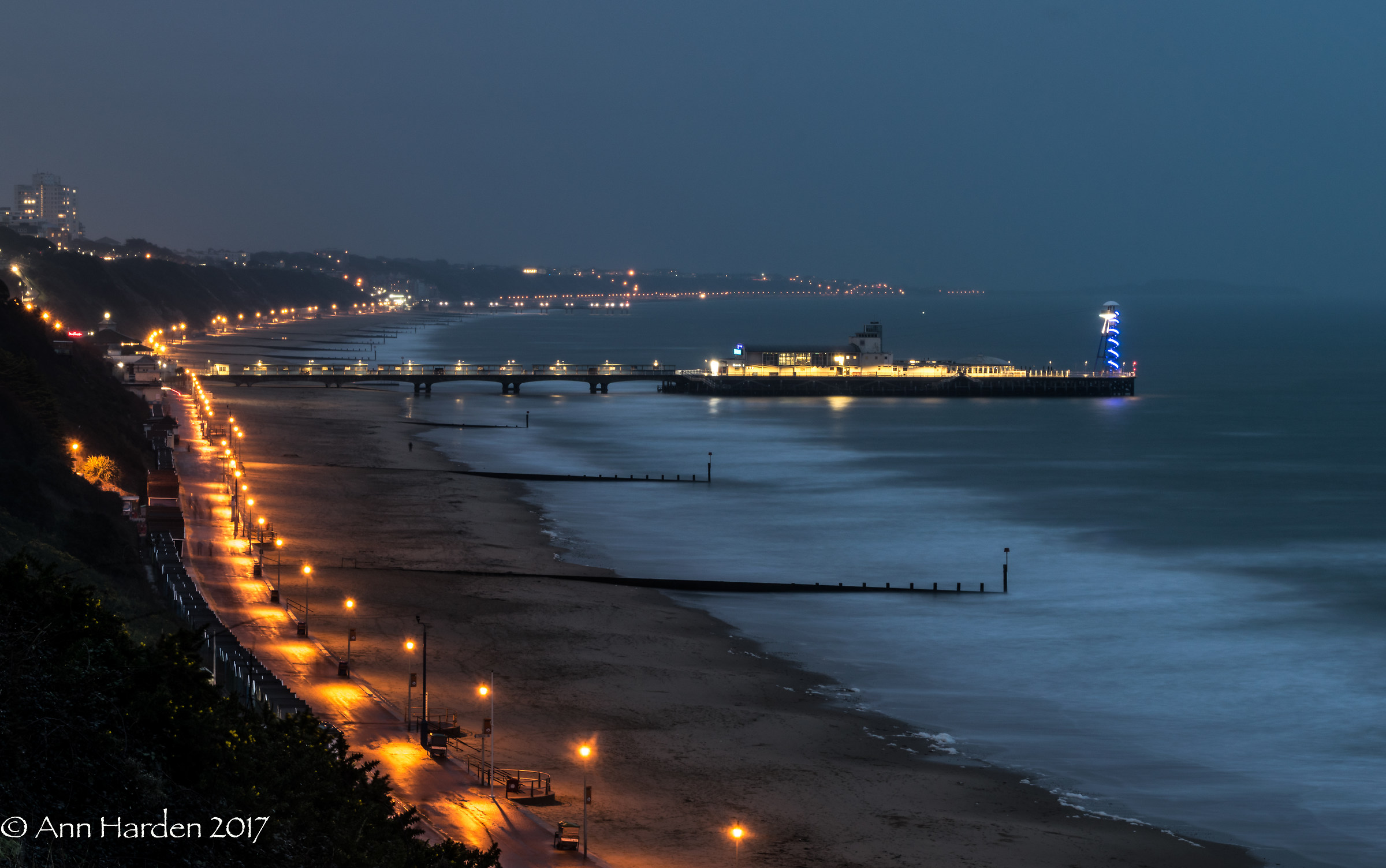Looking Down Over Bournemouth Pier...