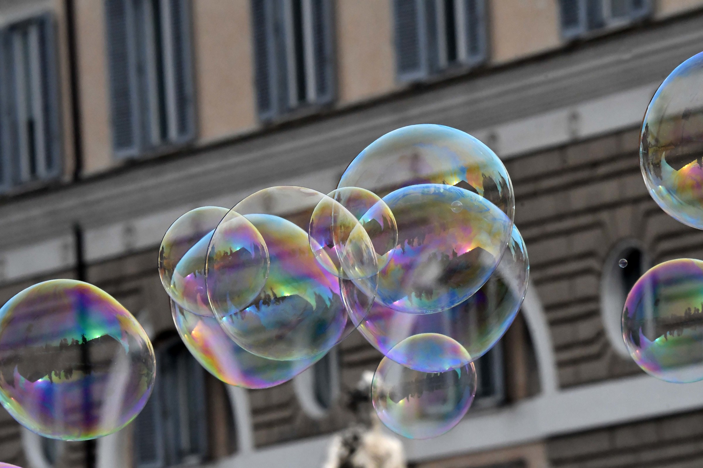 Soap bubbles...