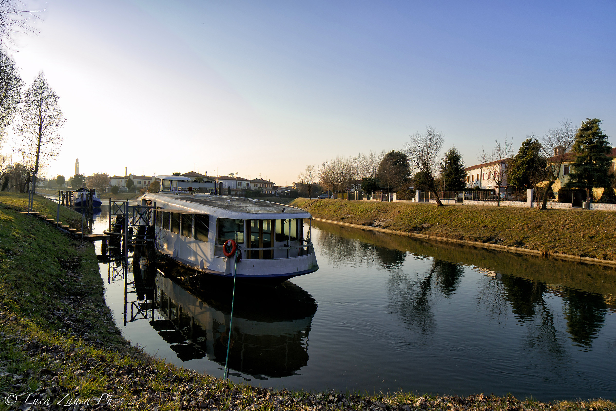 houseboat on the Brenta Canal...