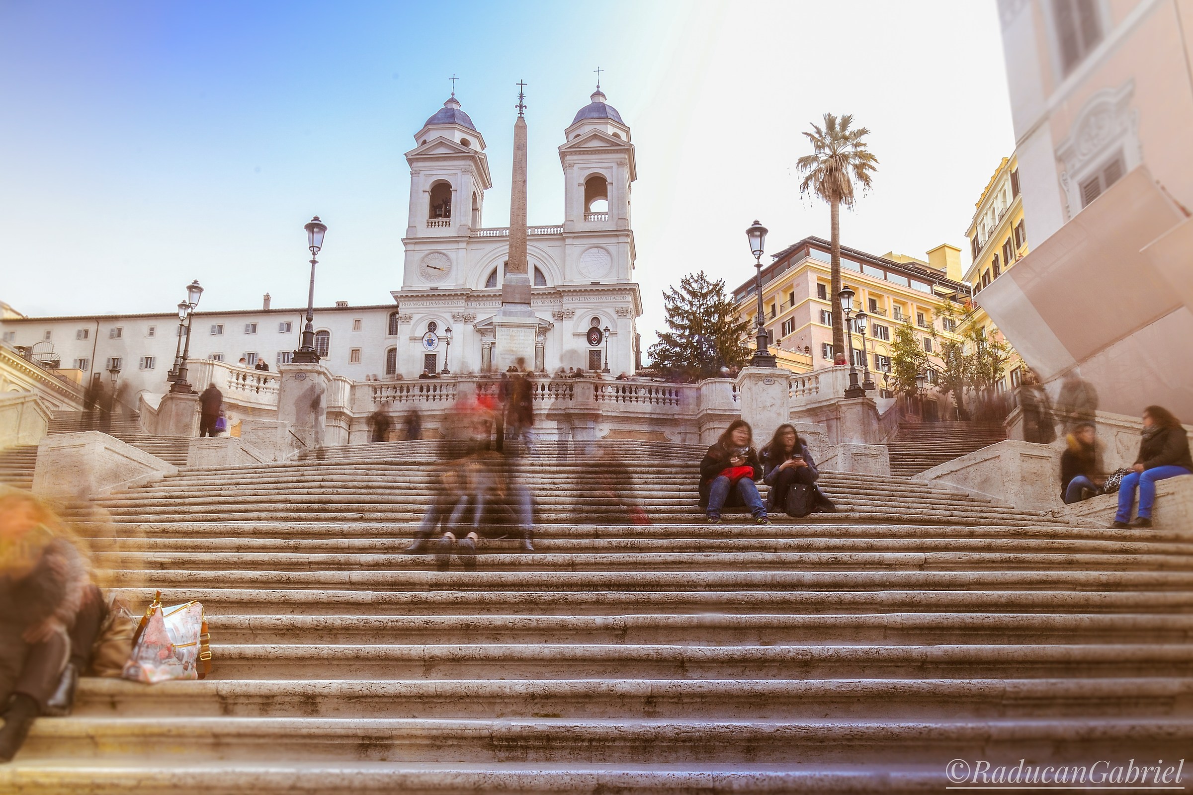 The Piazza di Spagna staircase...