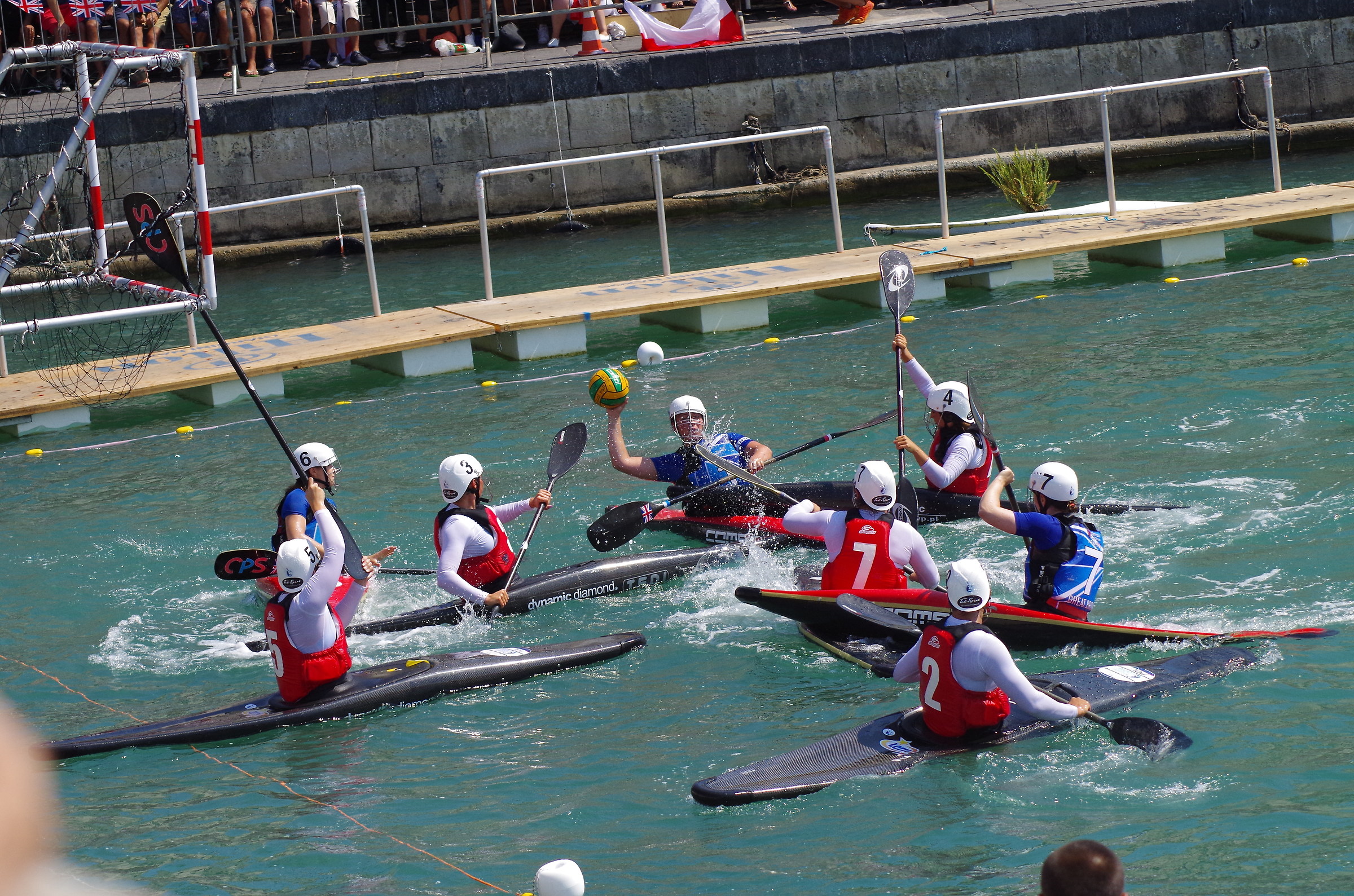 World Cup canoe polo...