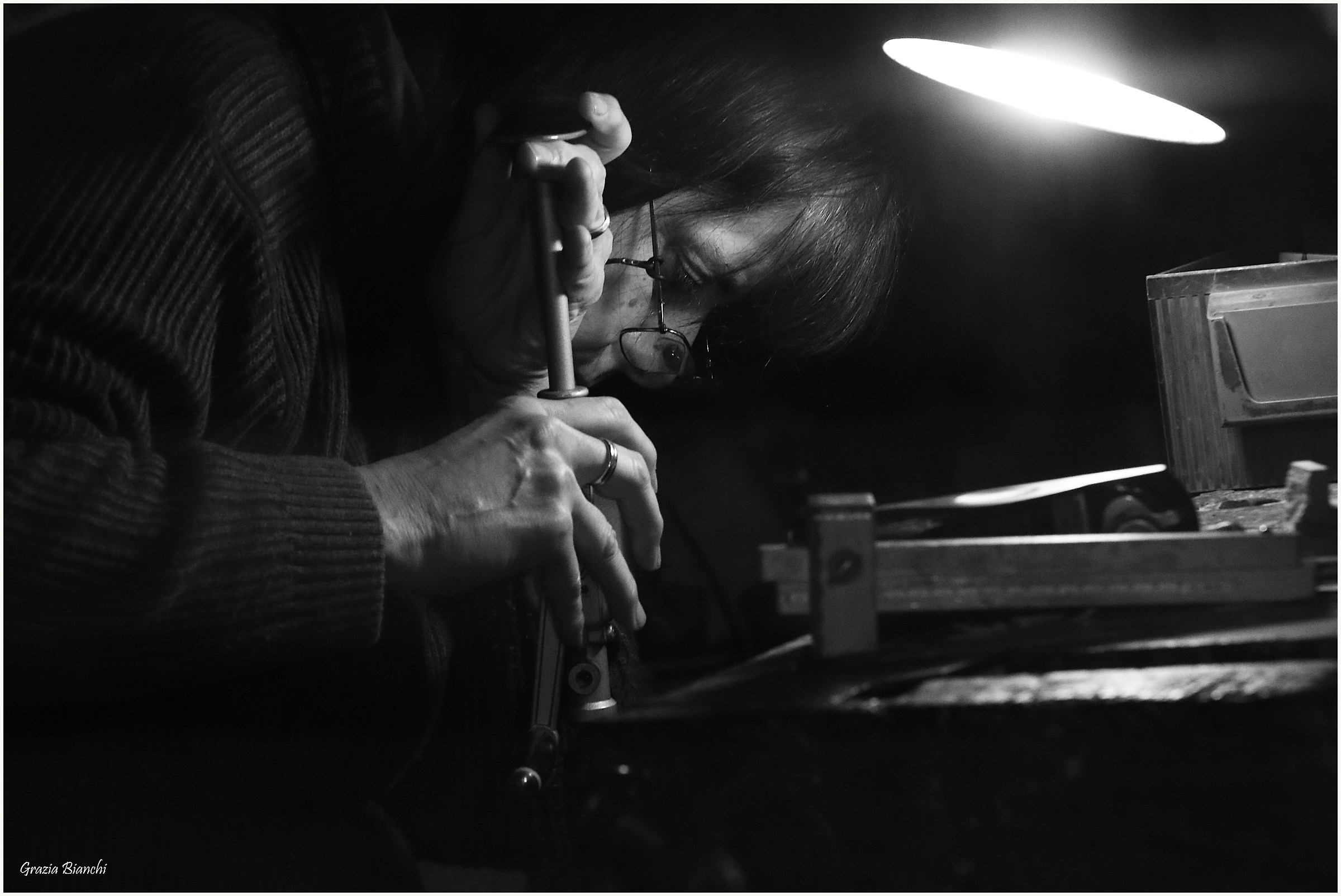 Luthier in Florence...