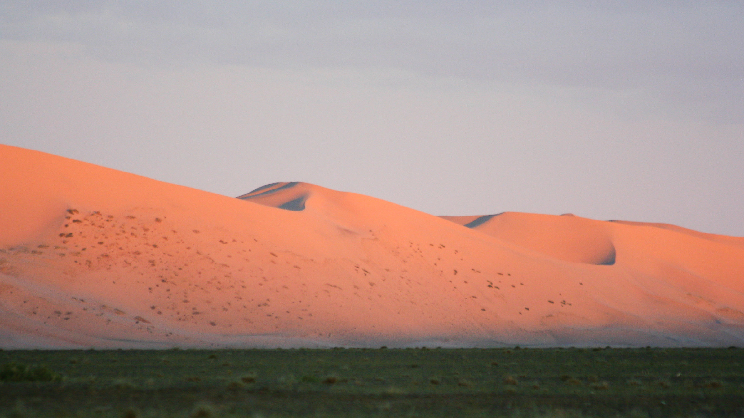 Where the desert meets the steppe...