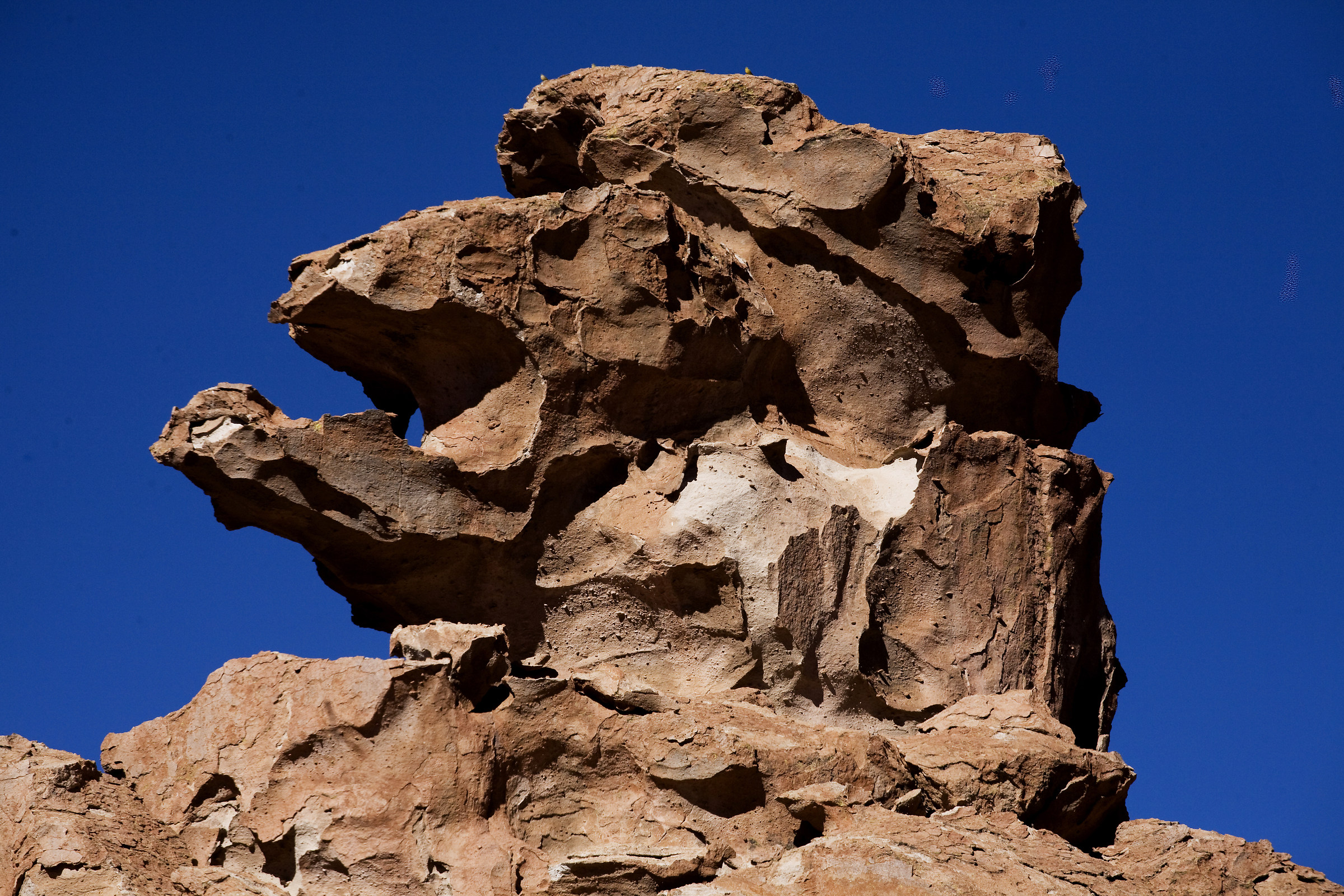 Strange rock formation on the Bolivian Andes...