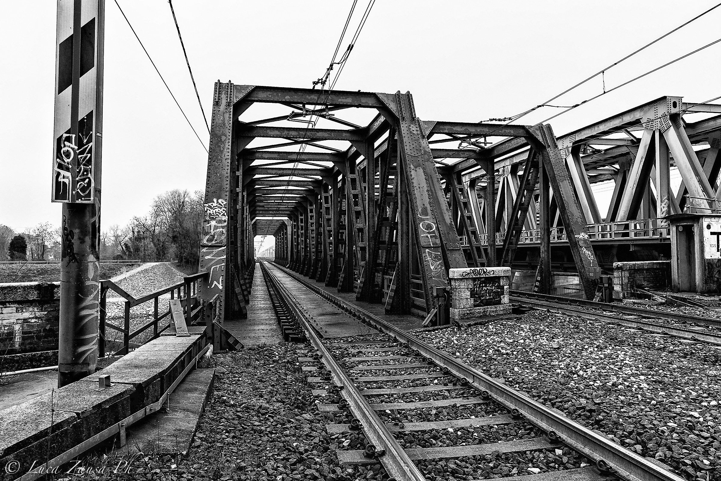 Railway bridge over the Brenta (pd)...