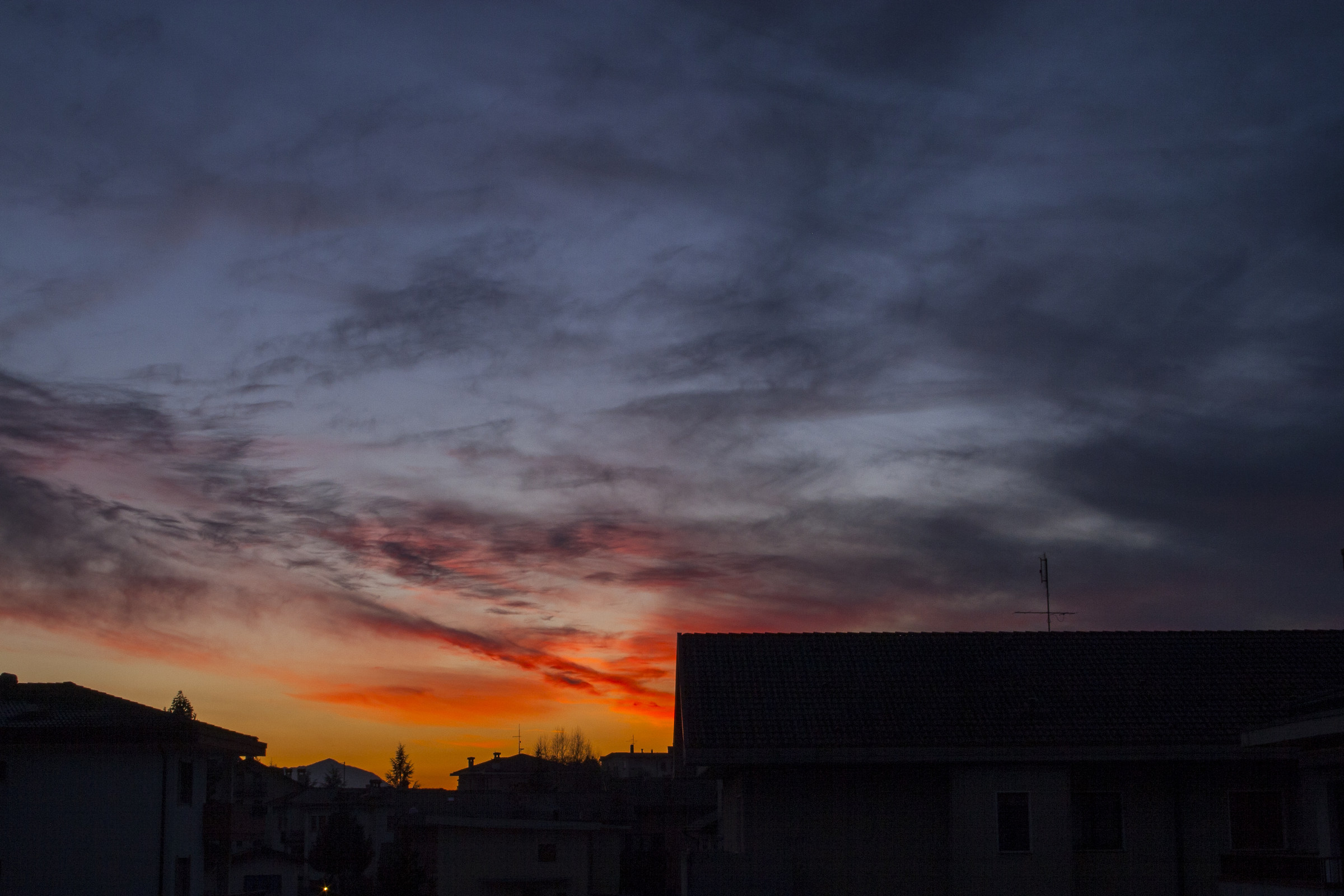 Tramonto a Cavarzano Belluno...