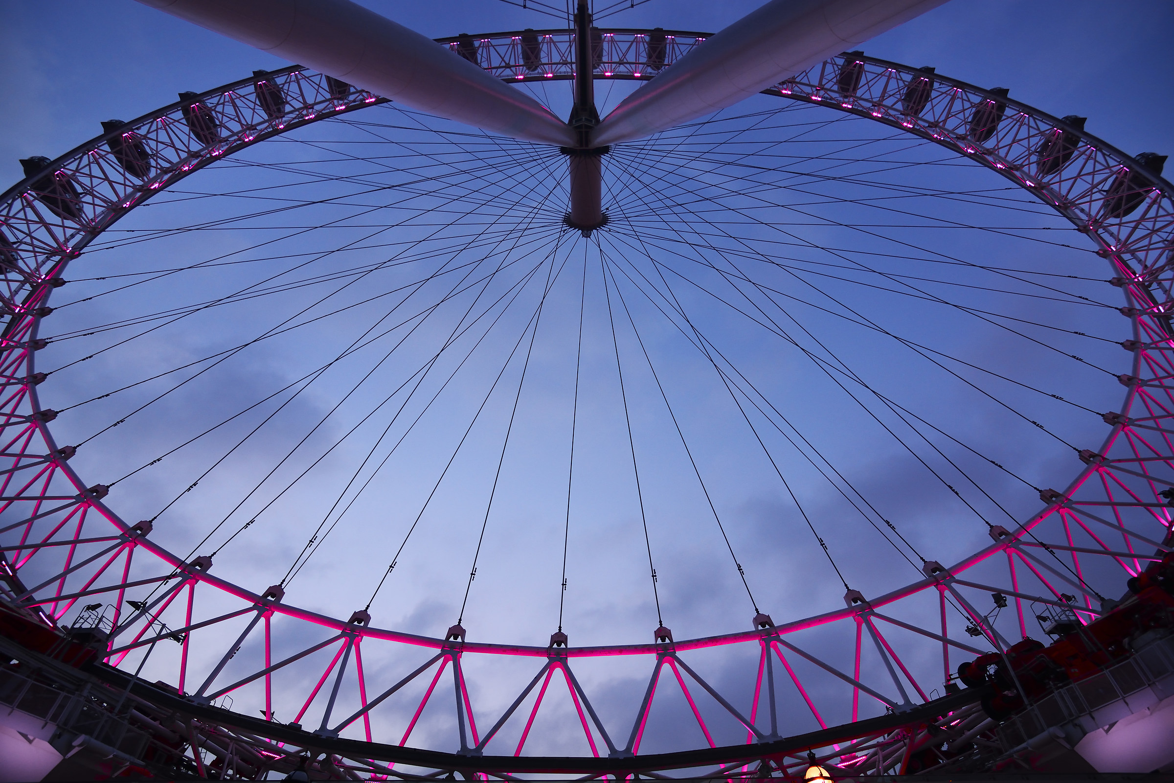 The London "Wheel", Dusk...