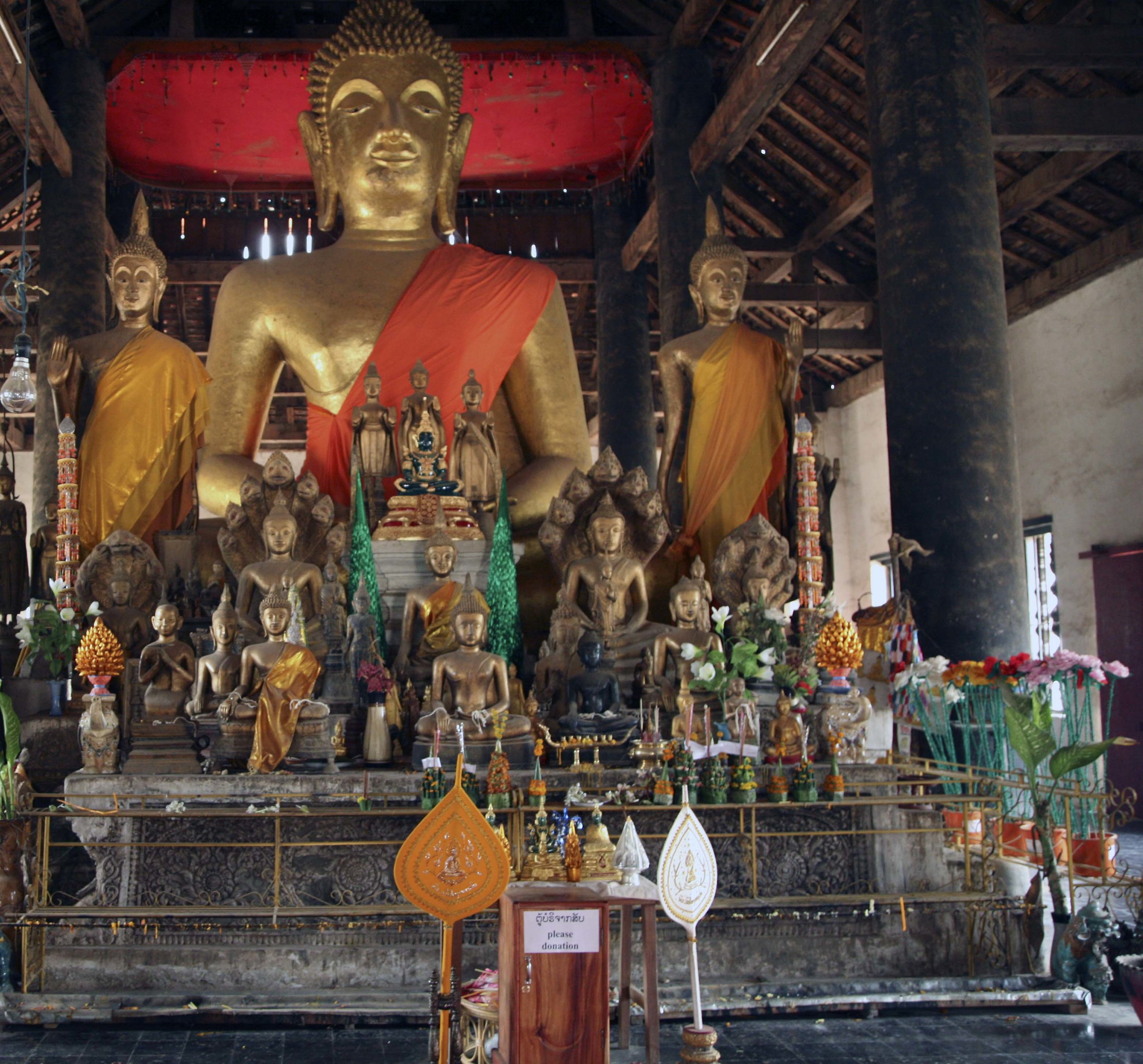 Inside the temple - Laos...