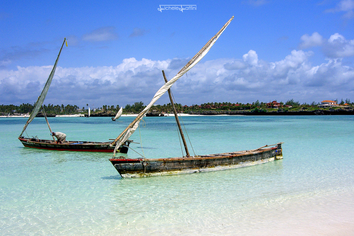 Kenya - Malindi - Barche pescatori...
