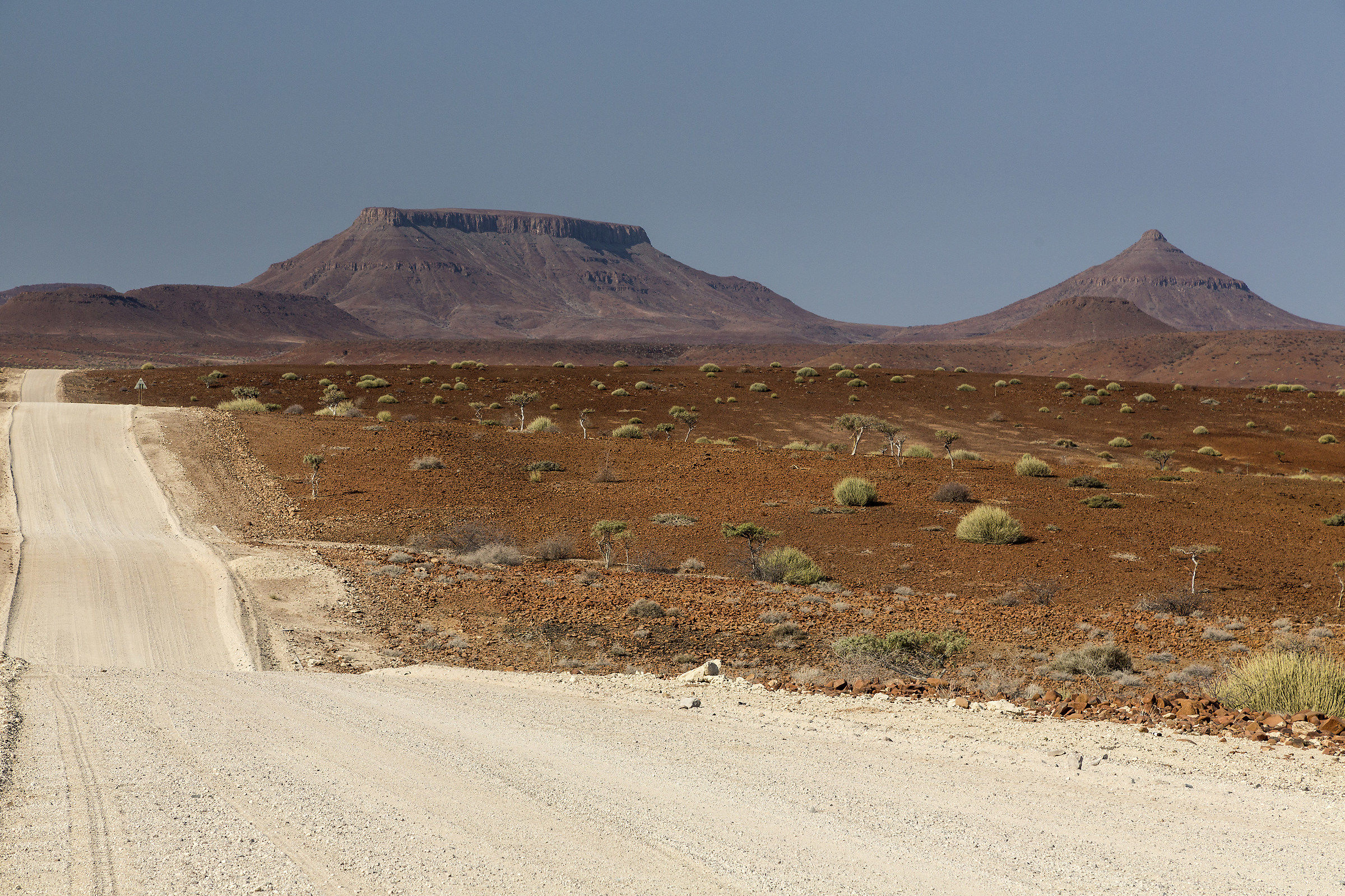 On the roads of Namibia...