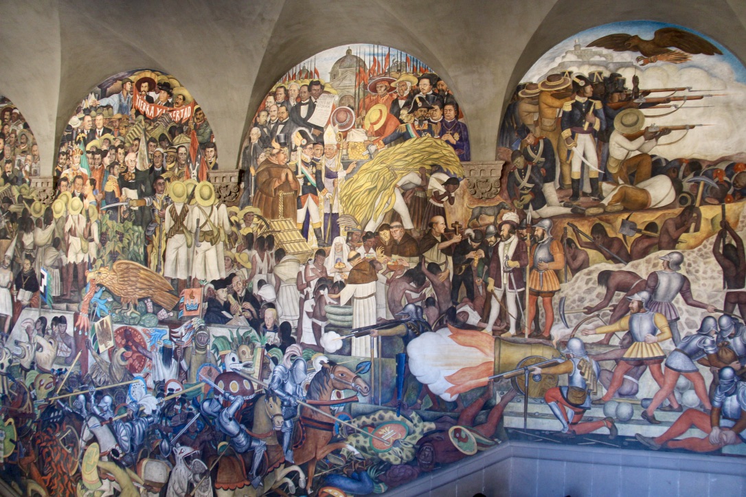 mexico city murals Diego Riveira...