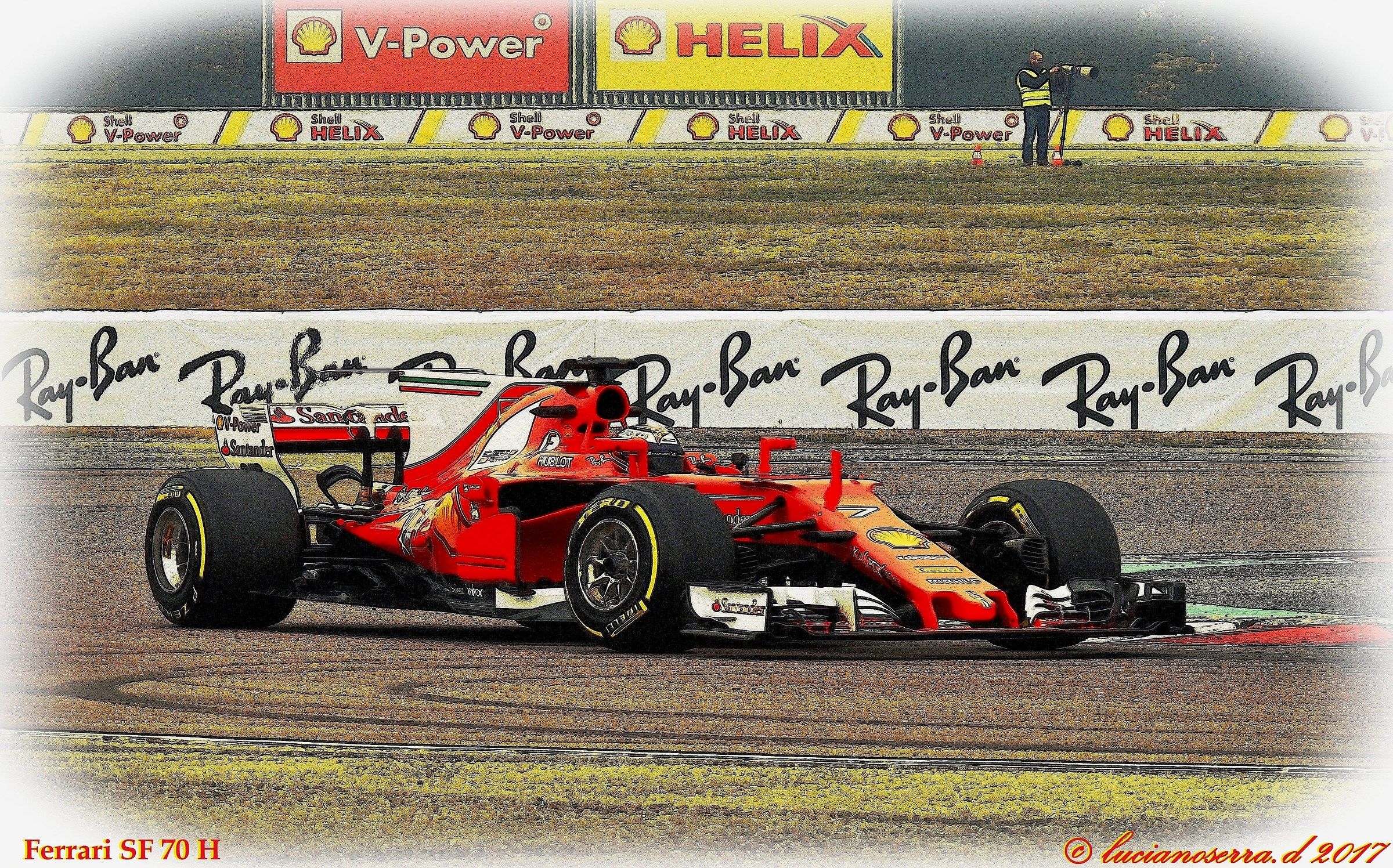 Kimi Raikkonen of Ferrari SF 70 H n. 7-2017...