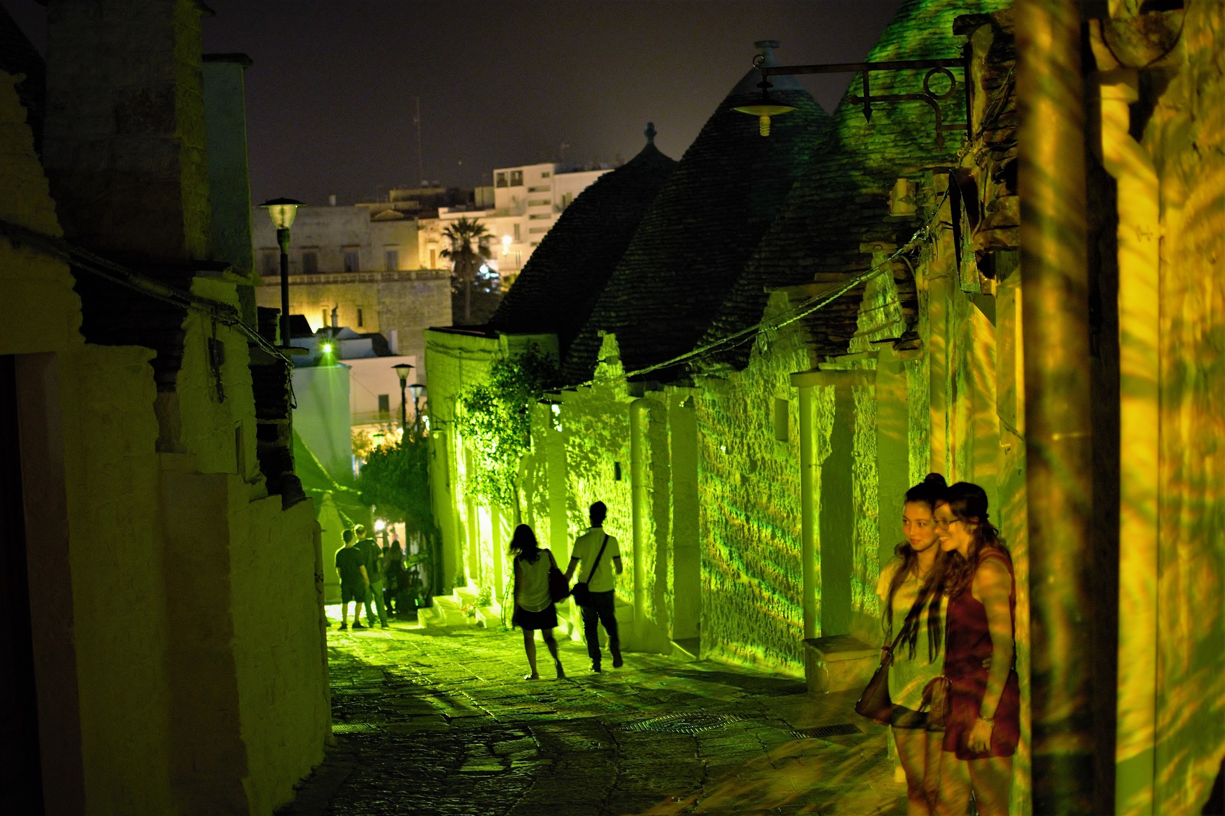 light festival alberobello...