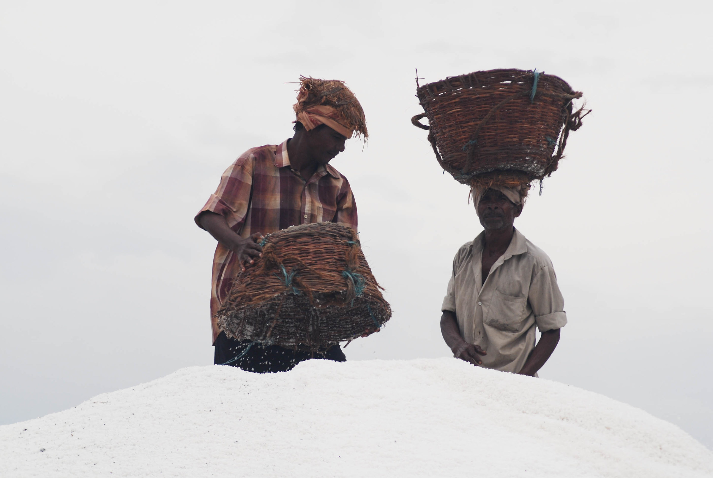 Mountains of salt .. (Tamil Nadu, India)...