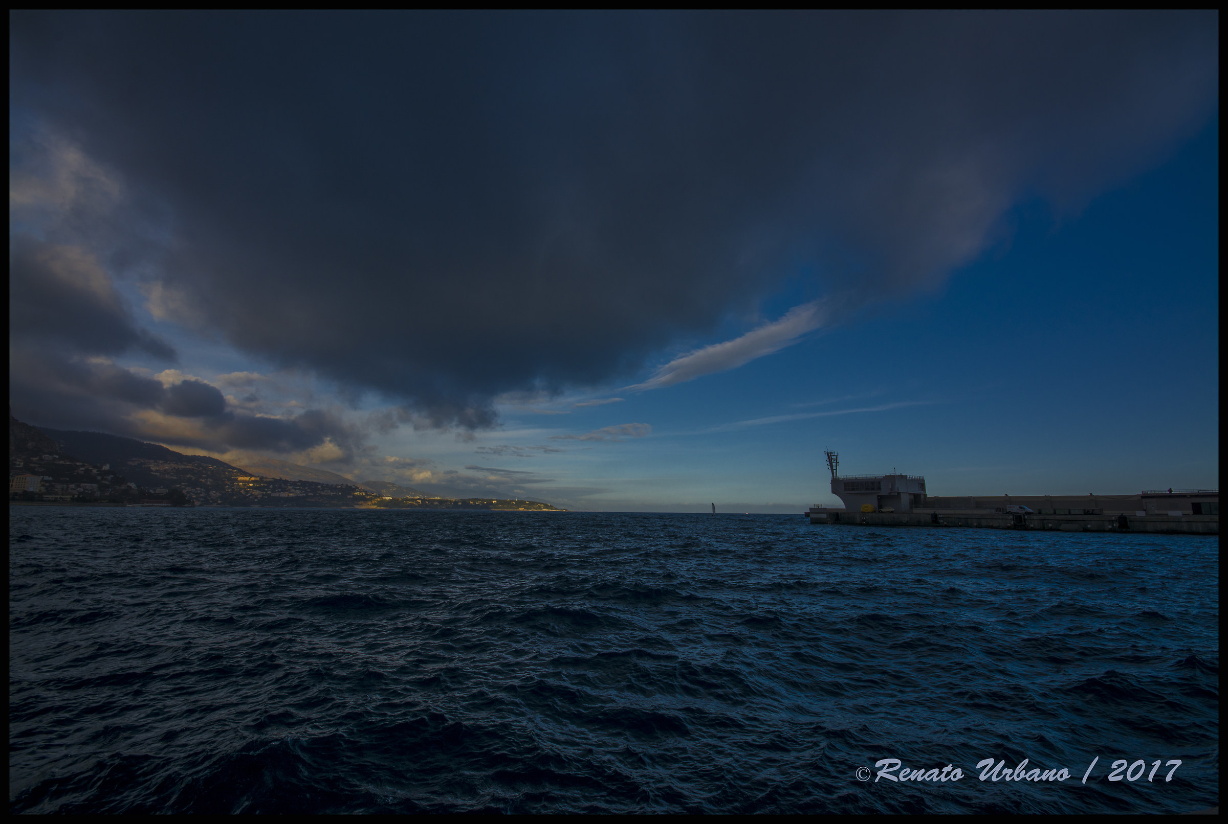 Between sky and sea...