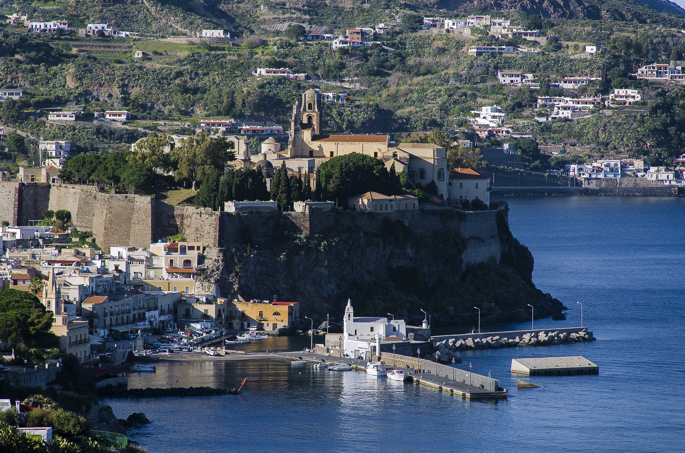 the castle of Lipari...