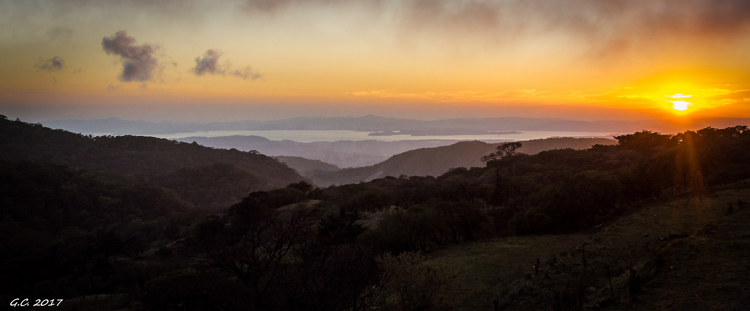 Sunset at Monteverde...