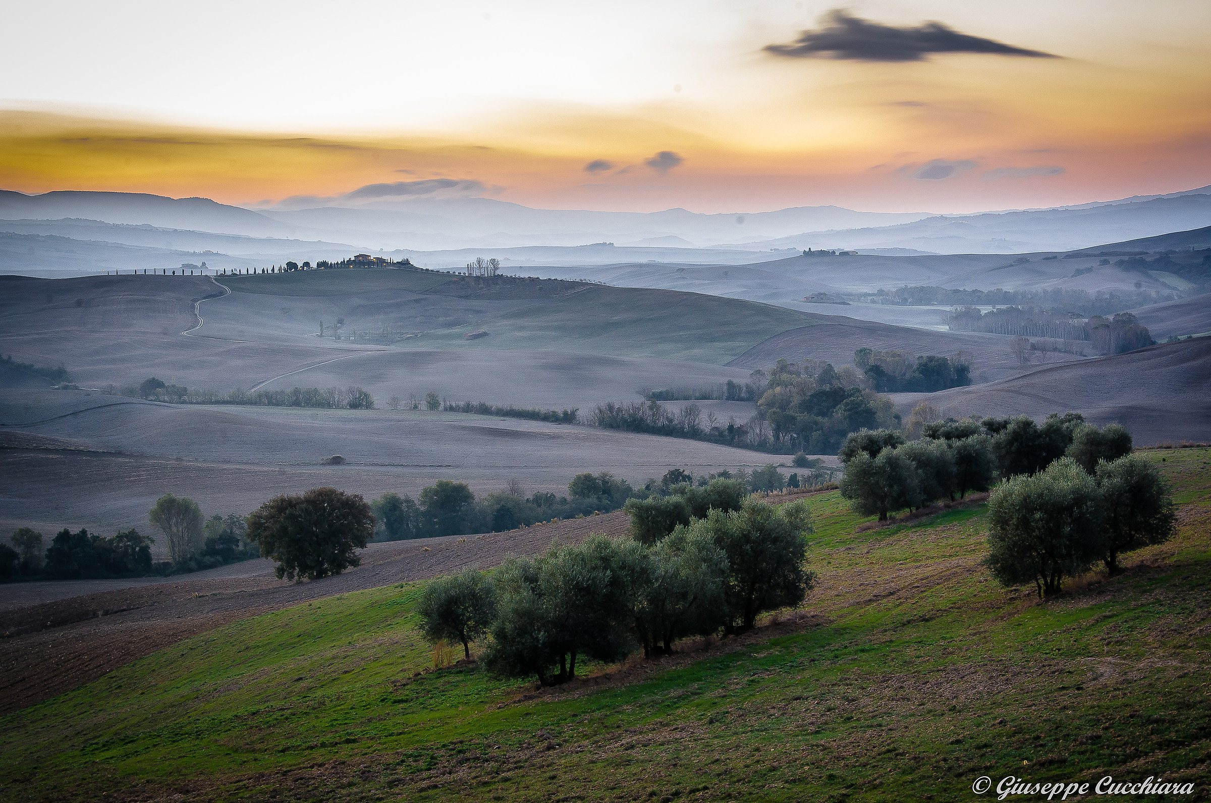 La bruma del mattino...