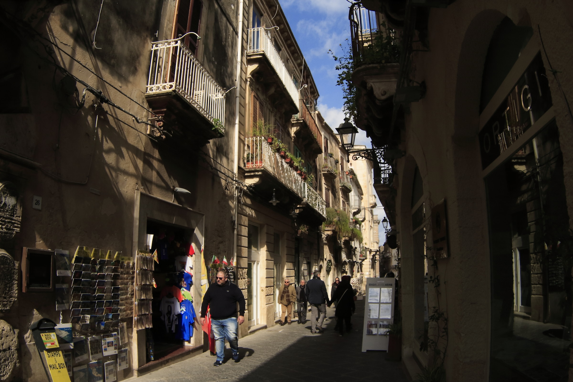 Ortigia, the small streets....